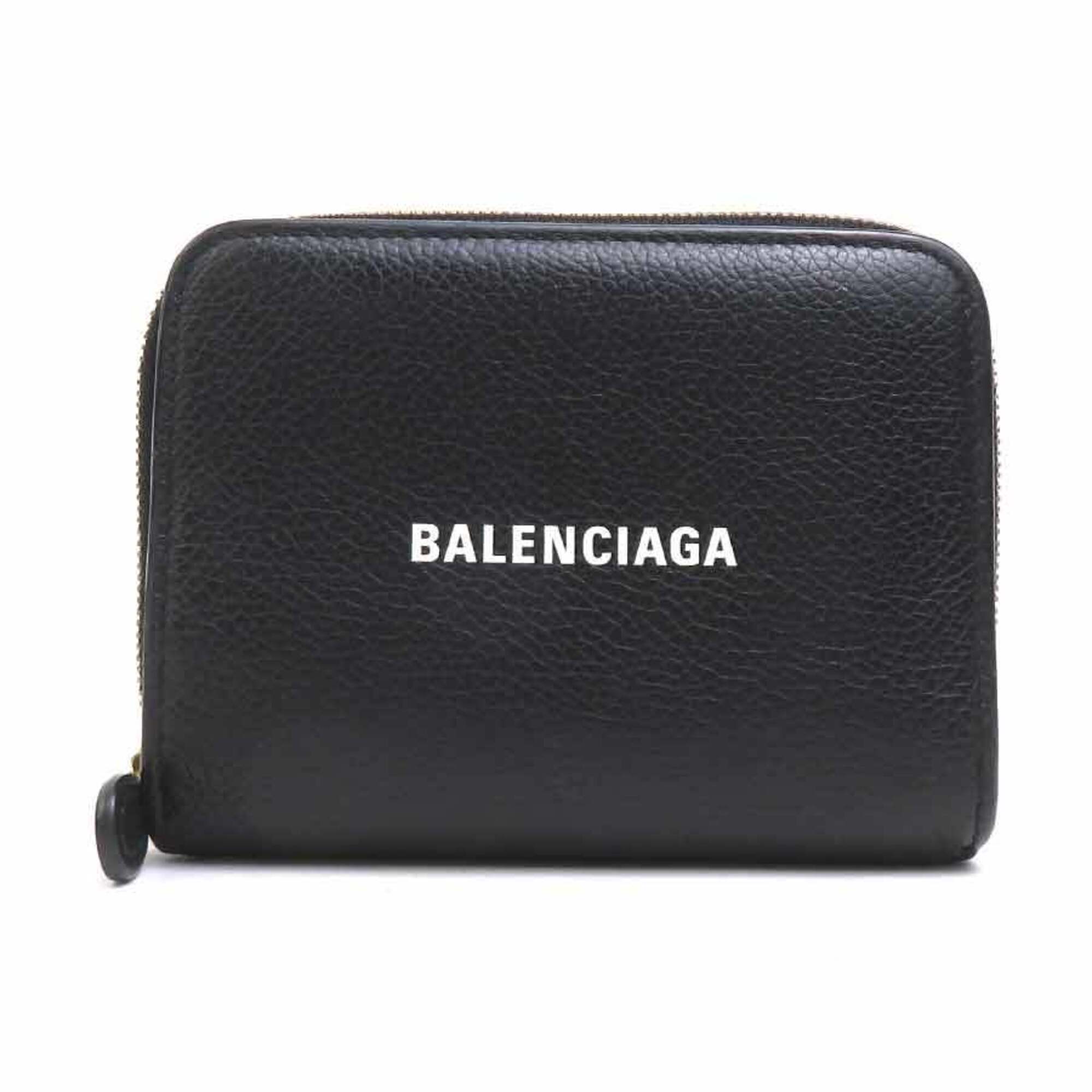 Balenciaga Black Leather Wallet (Bi-Fold) (Pre-Owned)