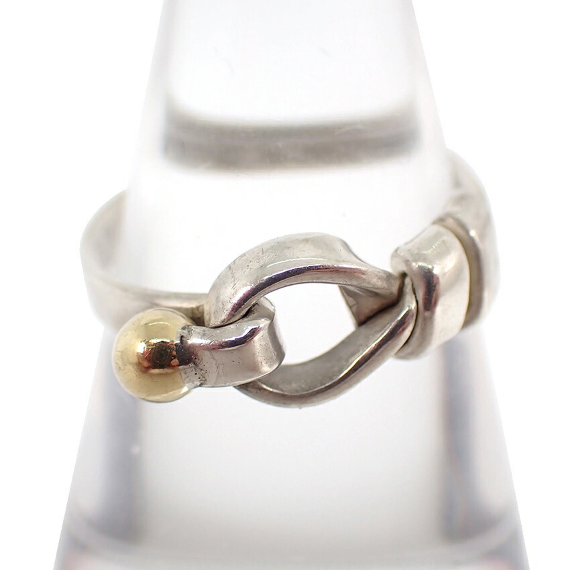 Tiffany Yellow Gold (18K) Sterling Silver 925 Band Ring (Pre-Owned)