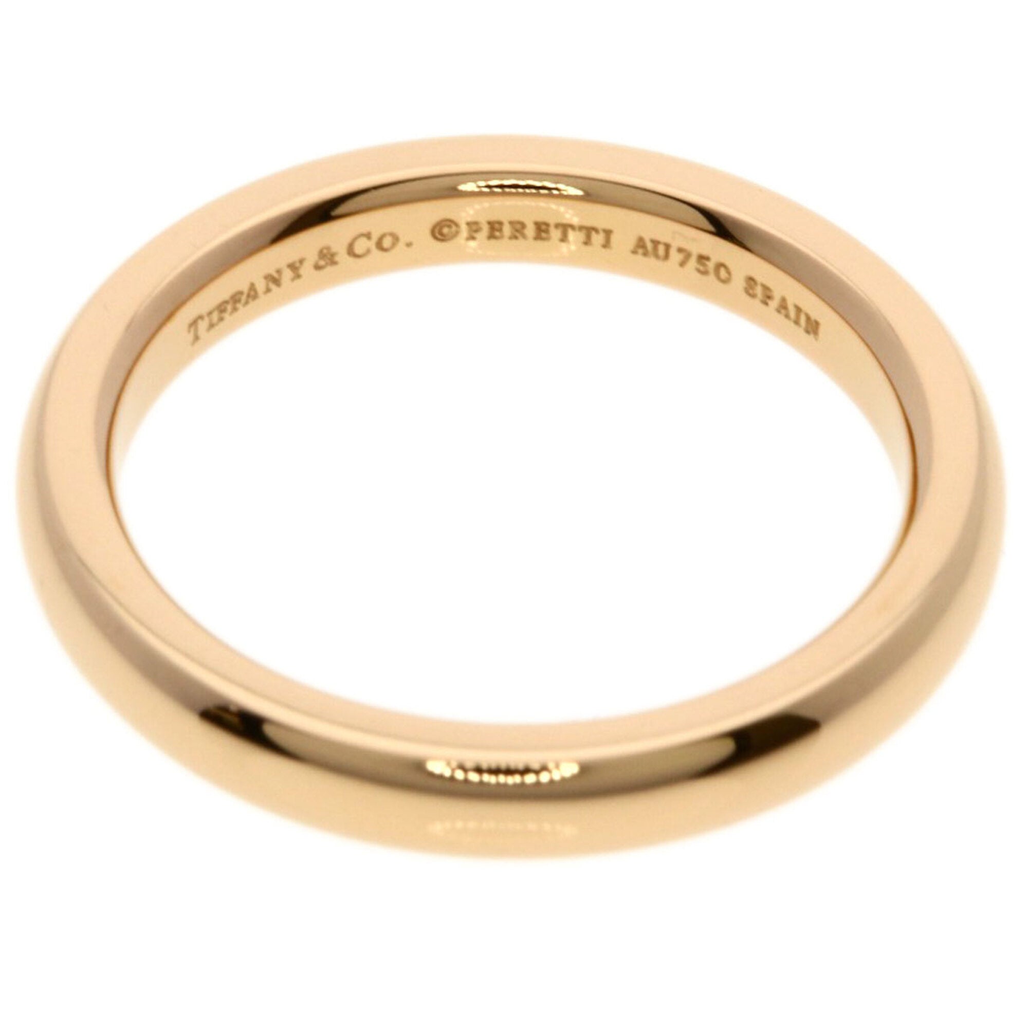 Tiffany Pink Gold (18K) Band Ring (Pre-Owned)