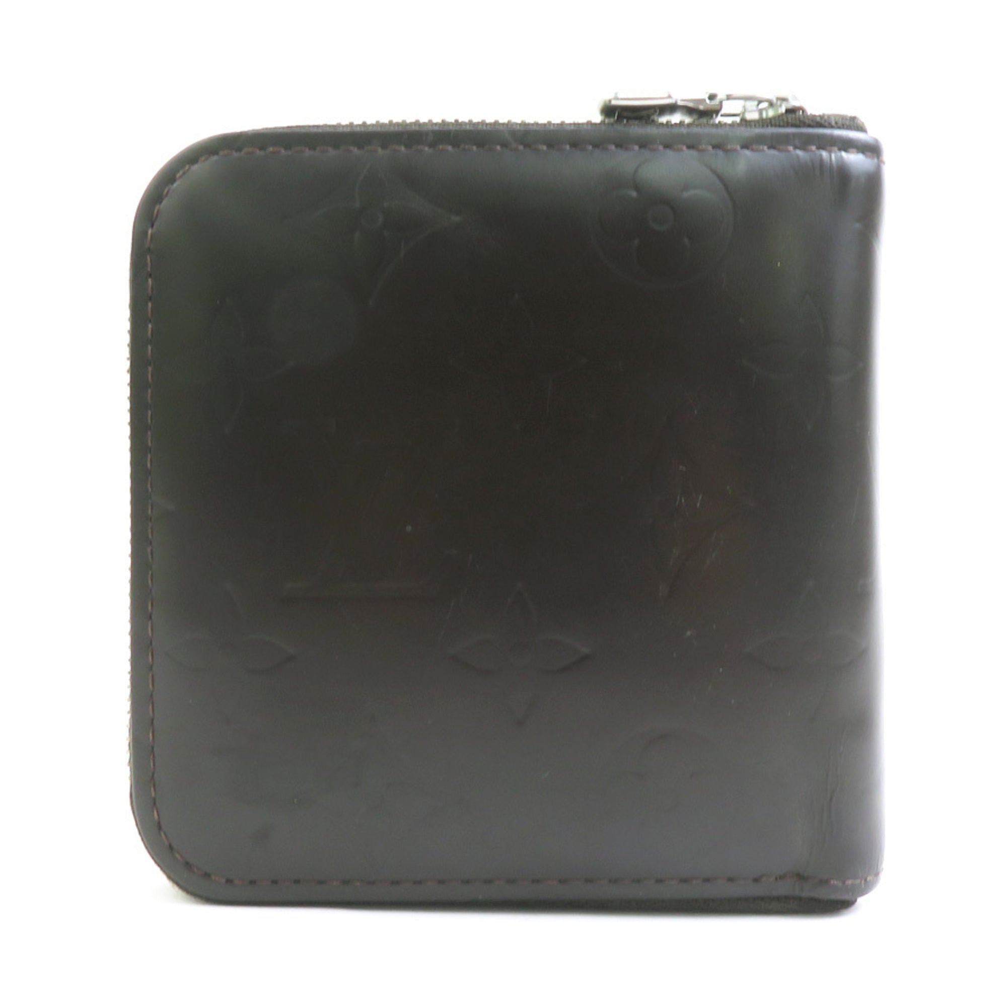 Louis Vuitton Coffee Monogram Glacé Leather Wallet (Bi-Fold) (Pre-Owned)
