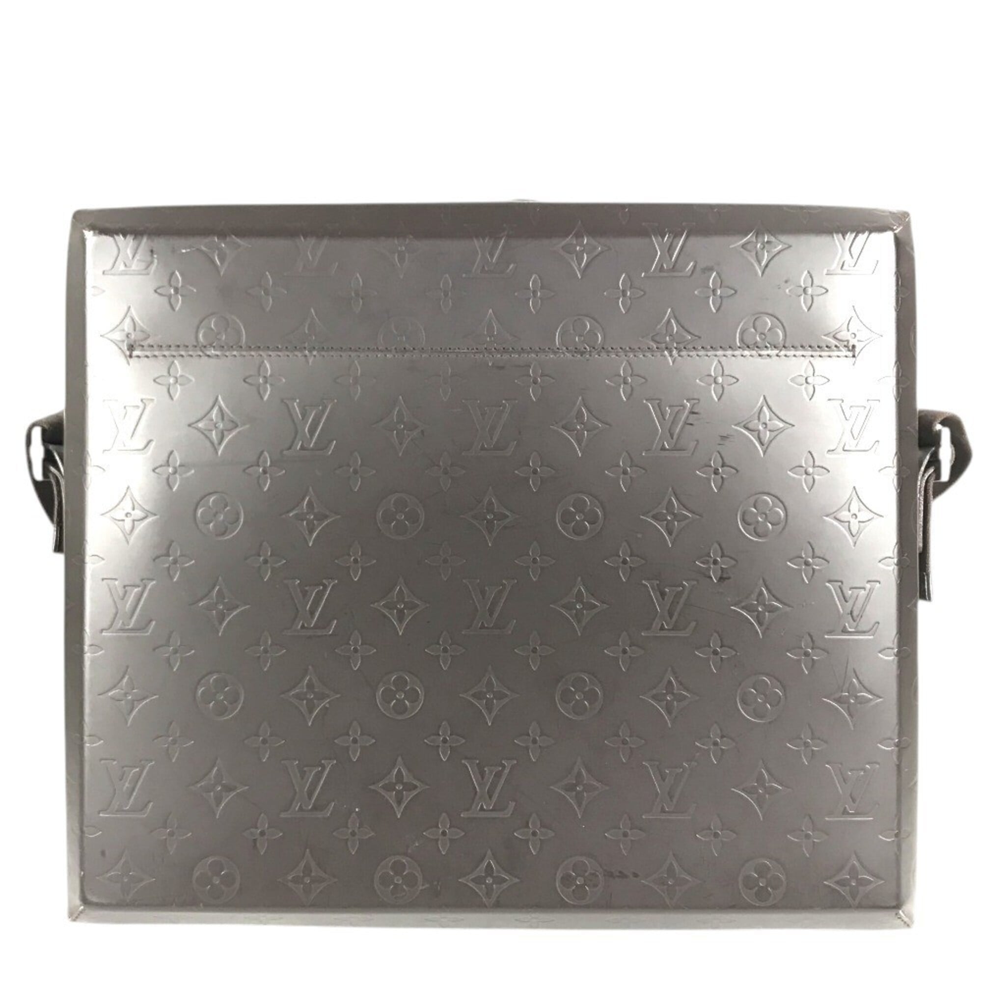 Louis Vuitton Brown Coffee Leather Briefcase Shoulder Bag (Pre-Owned)