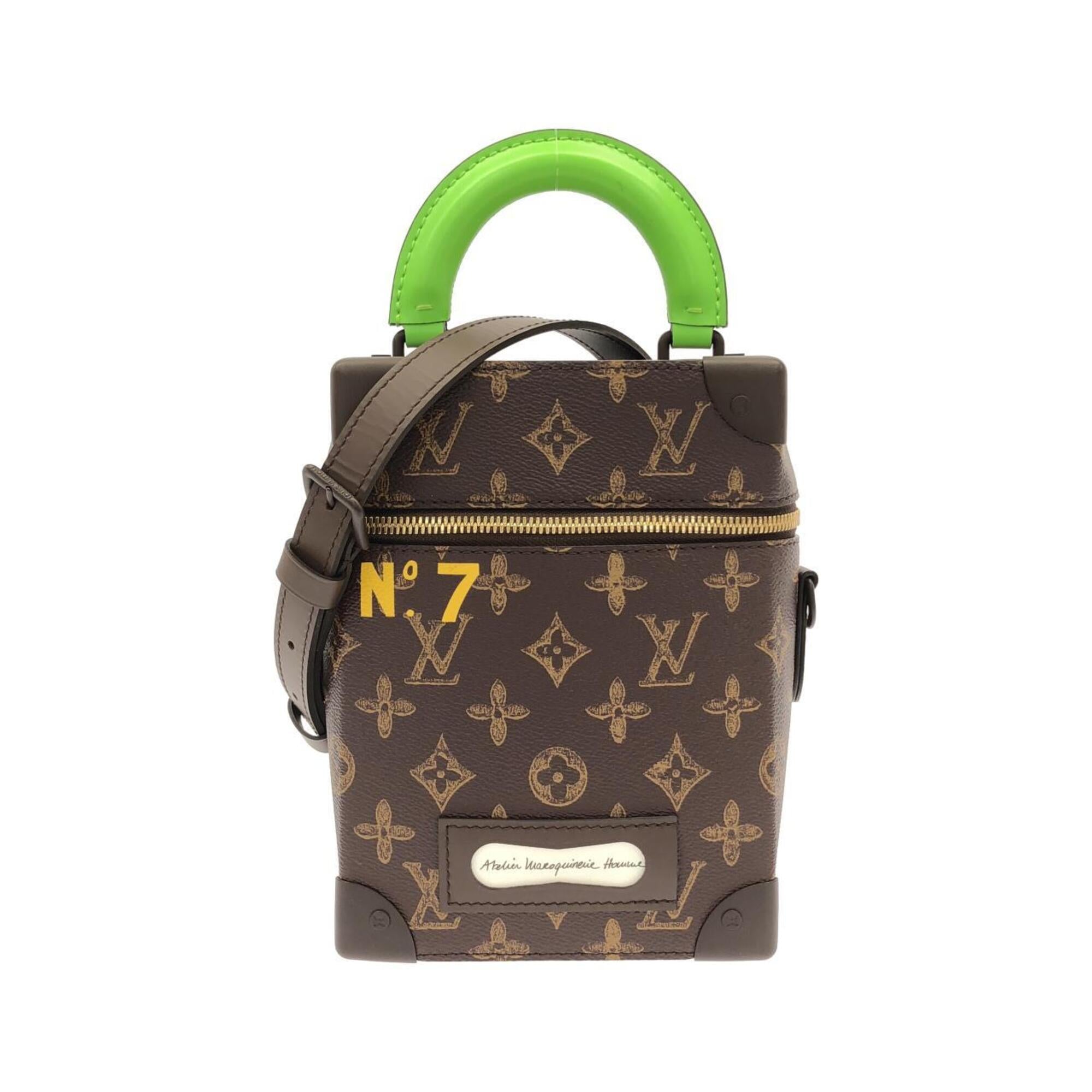 Louis Vuitton Monogram Marron Coated Canvas Handbag (Pre-Owned)
