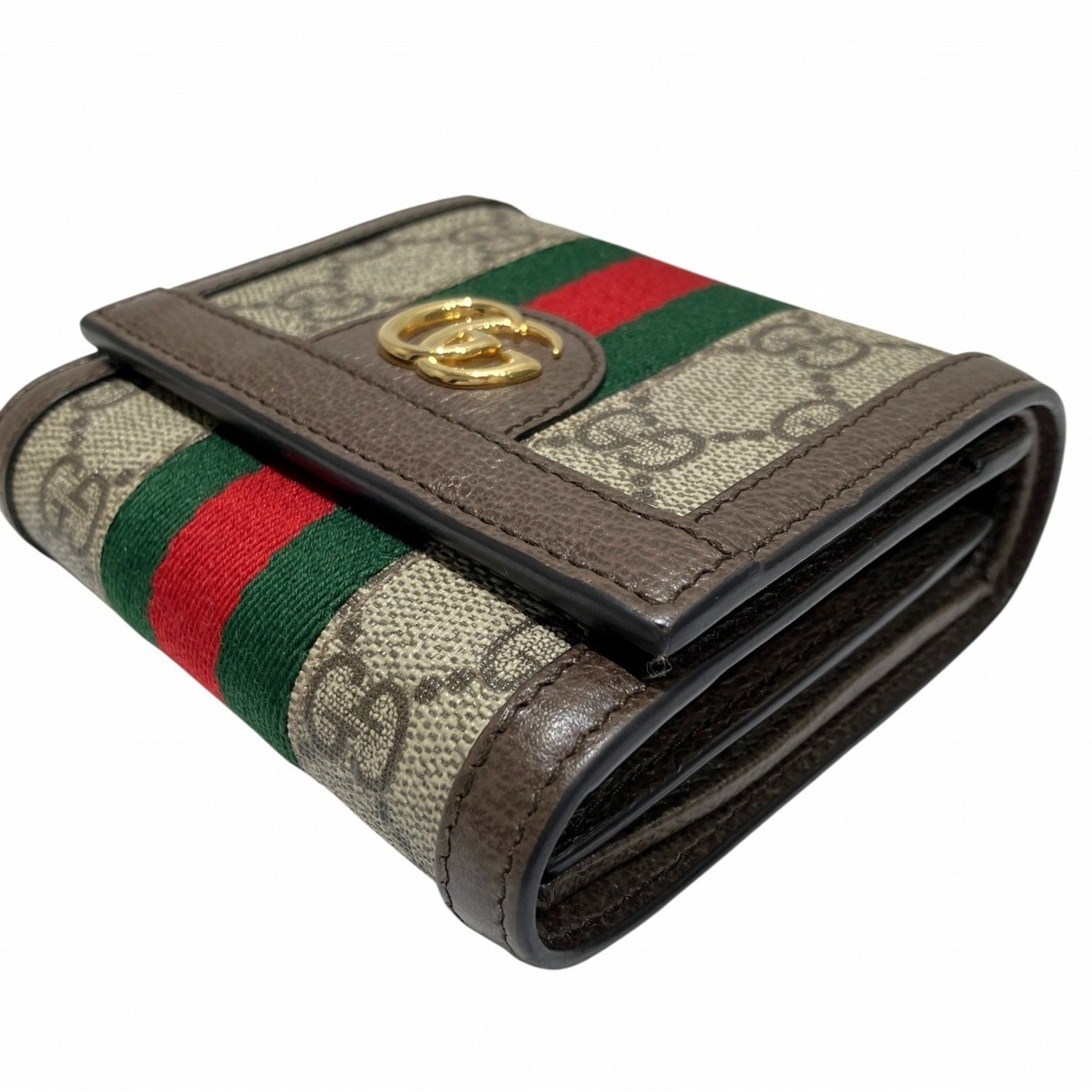 Gucci Brown Pvc Leather Wallet (Bi-Fold) (Pre-Owned)