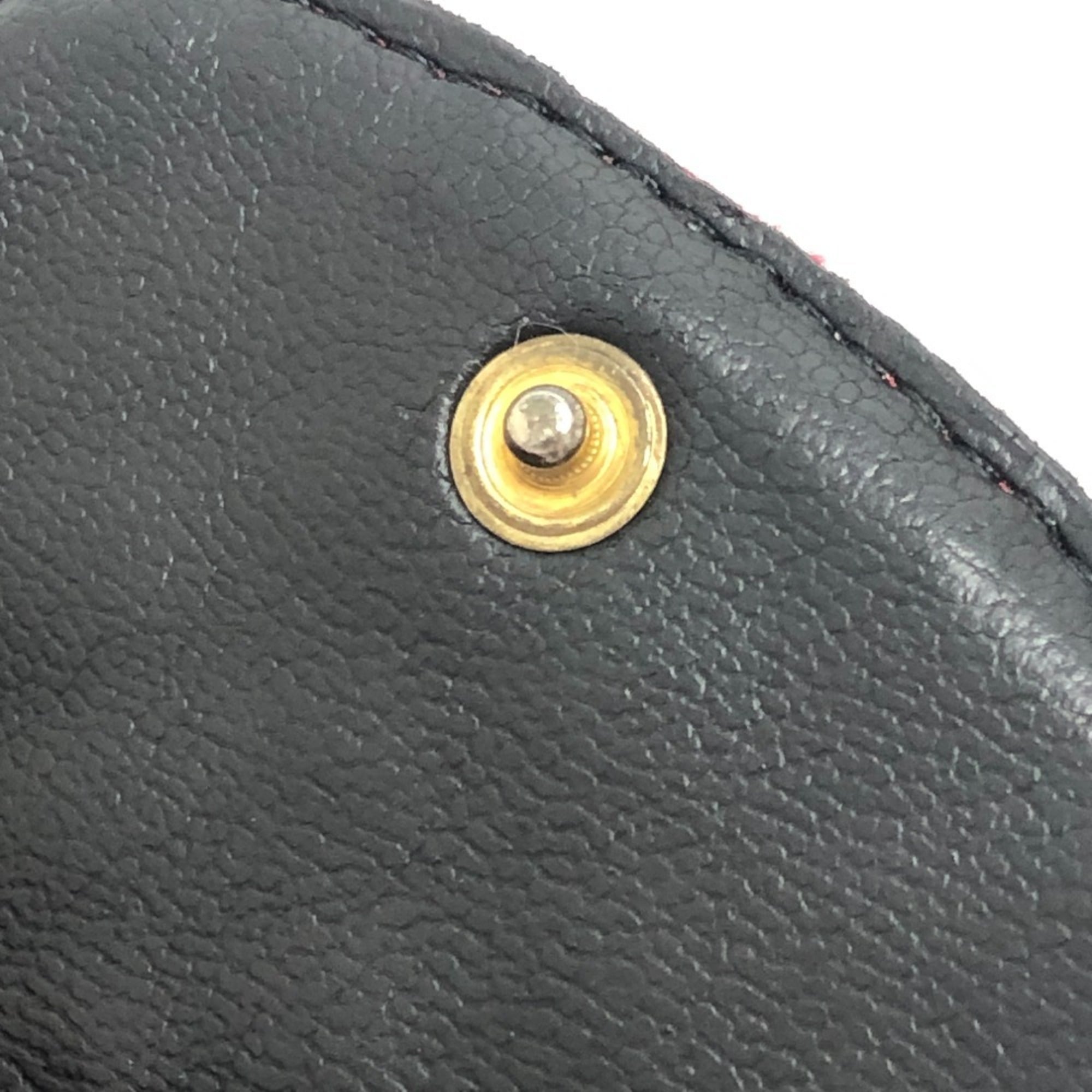 Chanel Red Color Jersey Pouch Shoulder Bag (Pre-Owned)