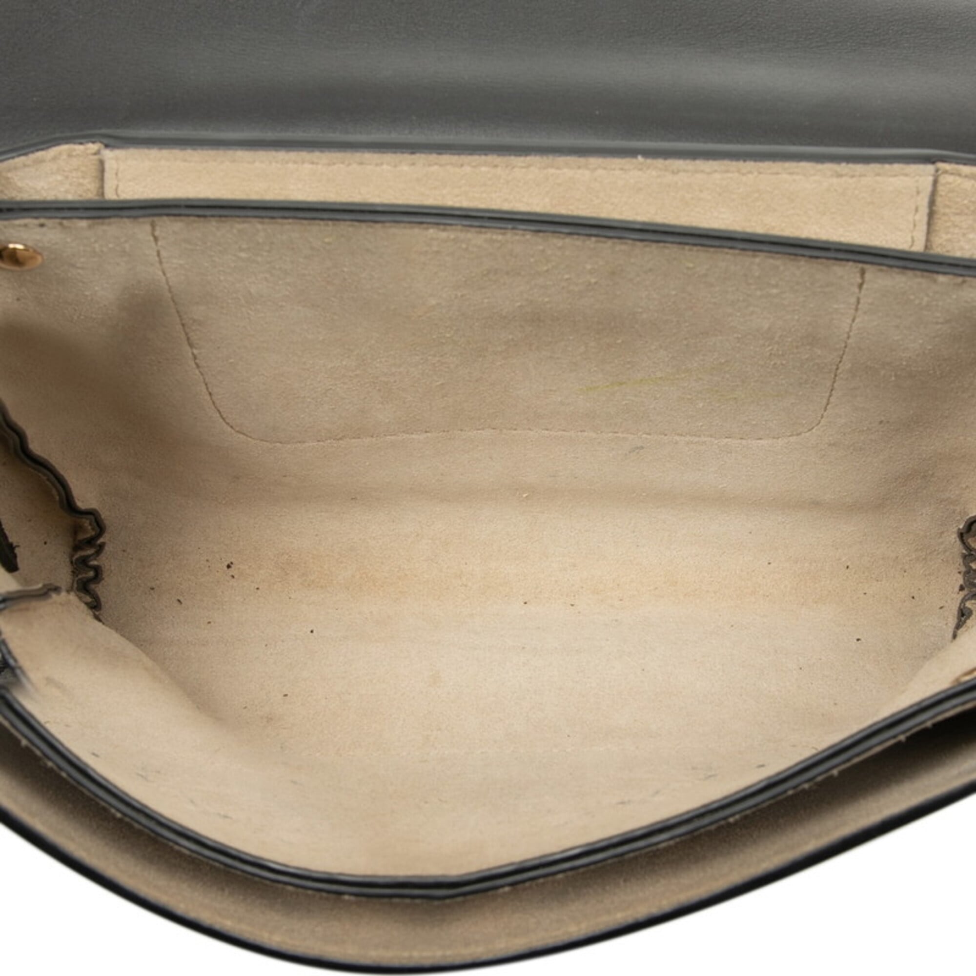 Chloé Black Leather Shoulder Bag (Pre-Owned)