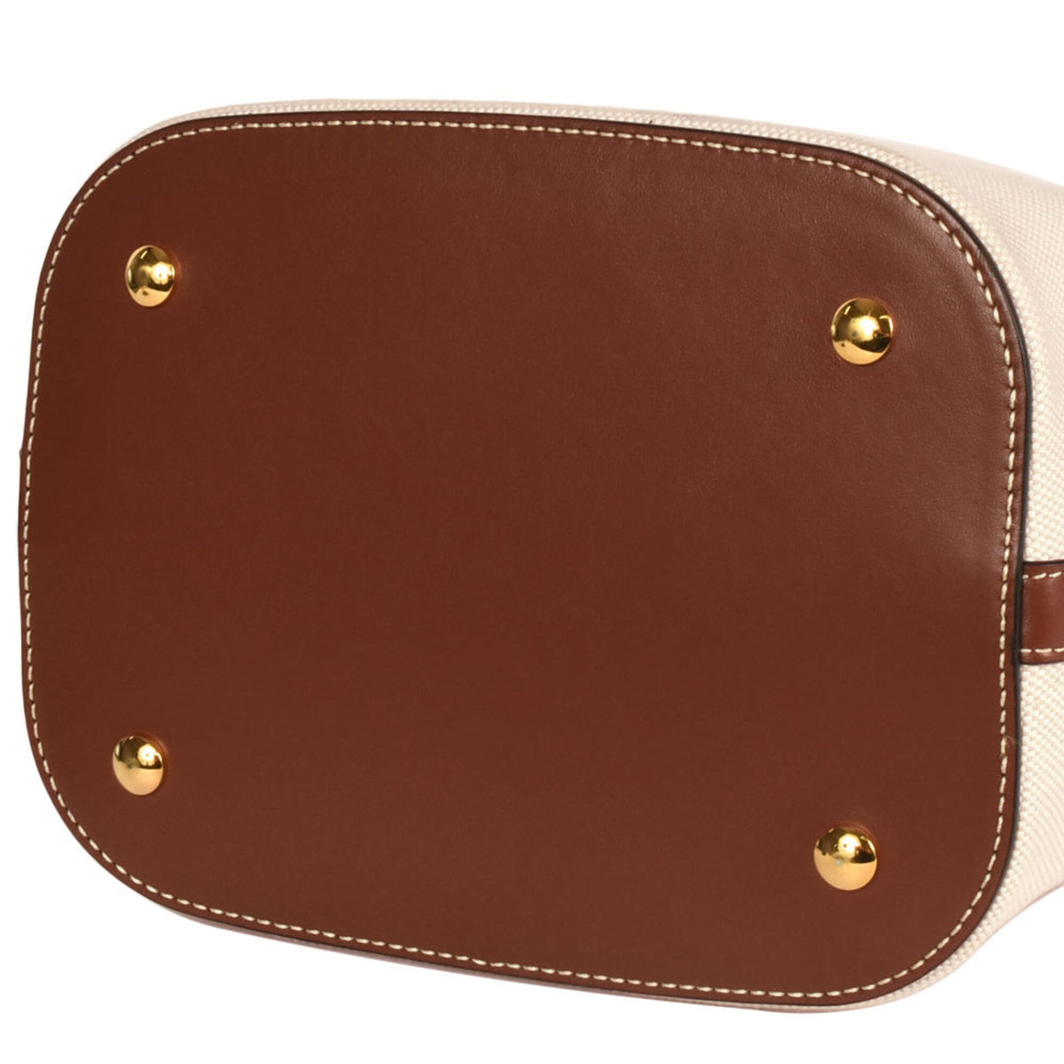 Burberry Brown Canvas Leather Shoulder Bag (Pre-Owned)