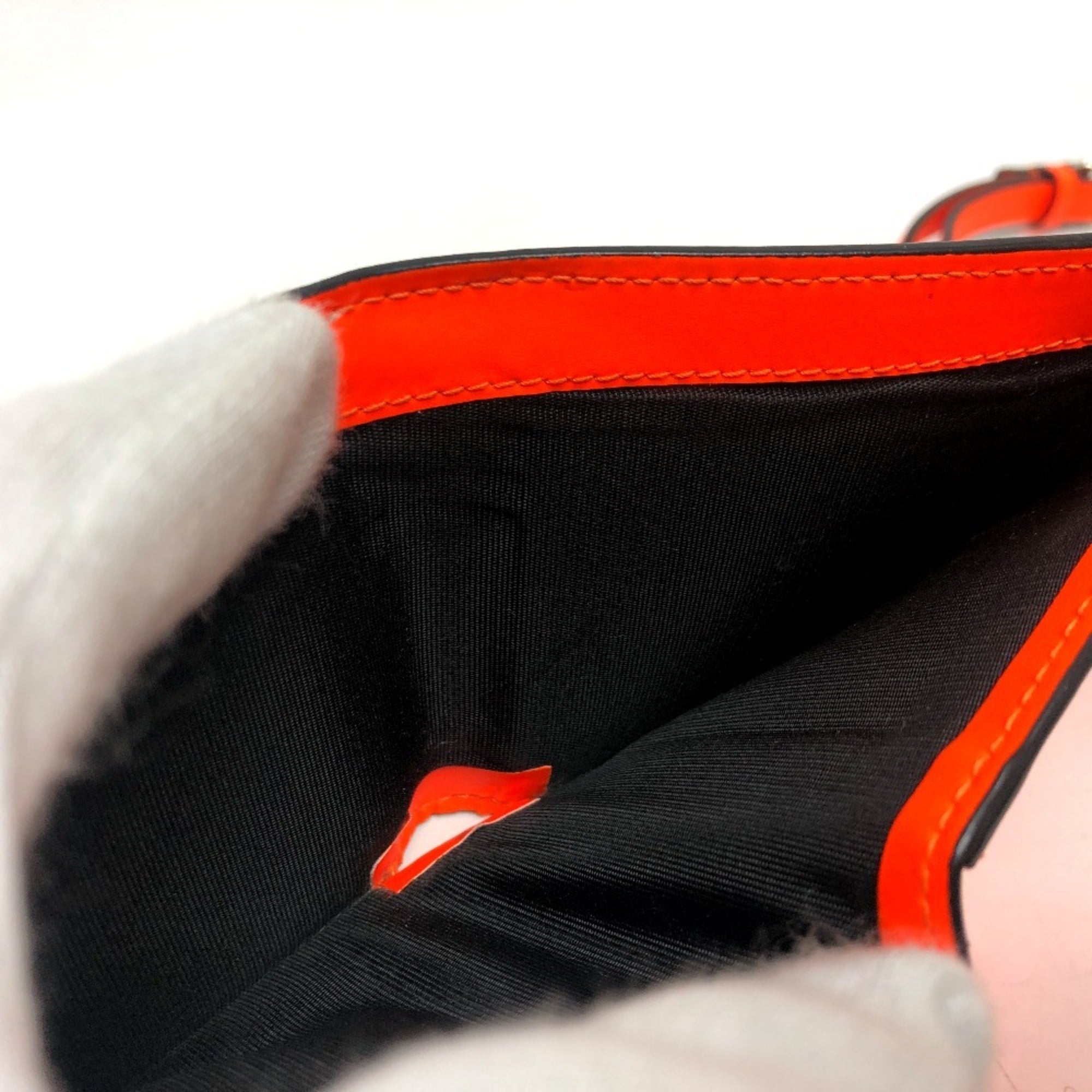 Valentino Orange Leather Wallet (Bi-Fold) (Pre-Owned)