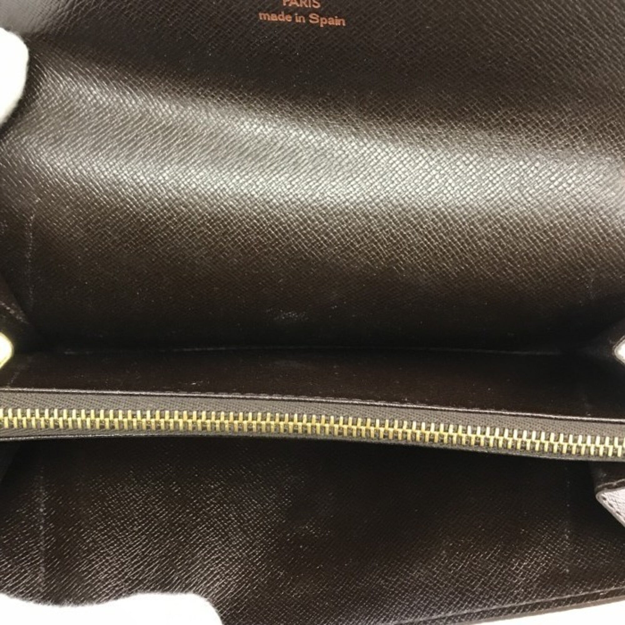 Louis Vuitton Damier Brown Long Wallet (Bi-Fold) (Pre-Owned)