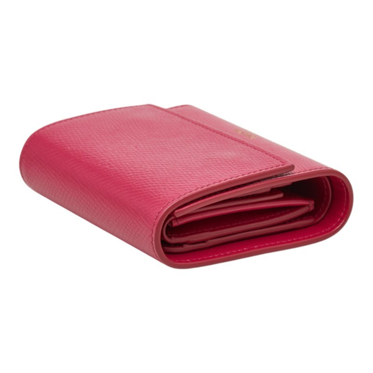 Celine Pink Leather Wallet (Tri-Fold) (Pre-Owned)