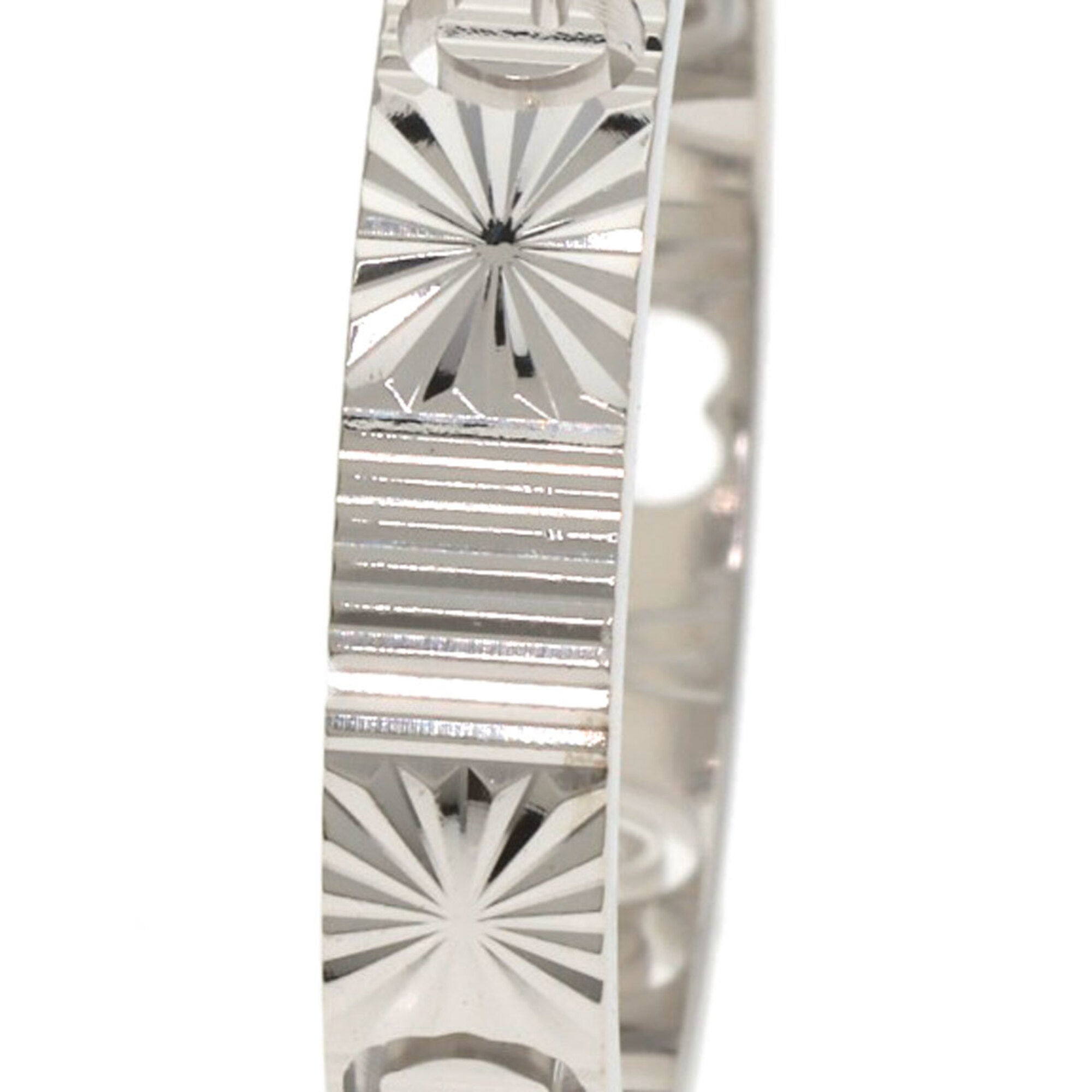 Gucci Icon White Gold (18K) Band Ring (Pre-Owned)