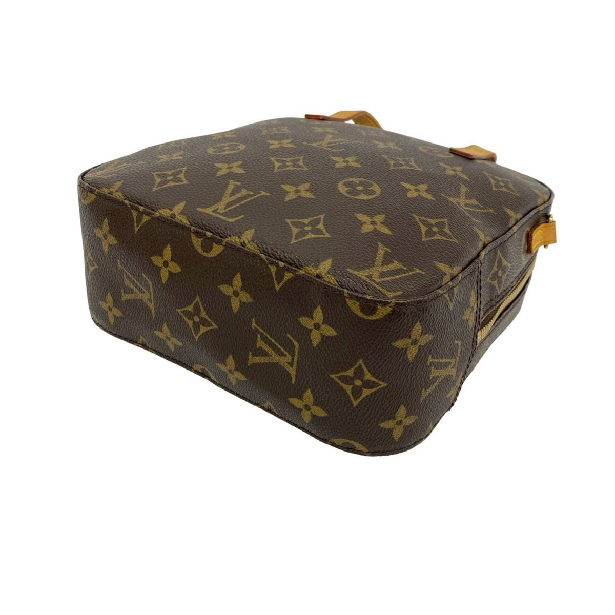 Louis Vuitton Brown Leather Pvc Handbag Shoulder Bag (Pre-Owned)