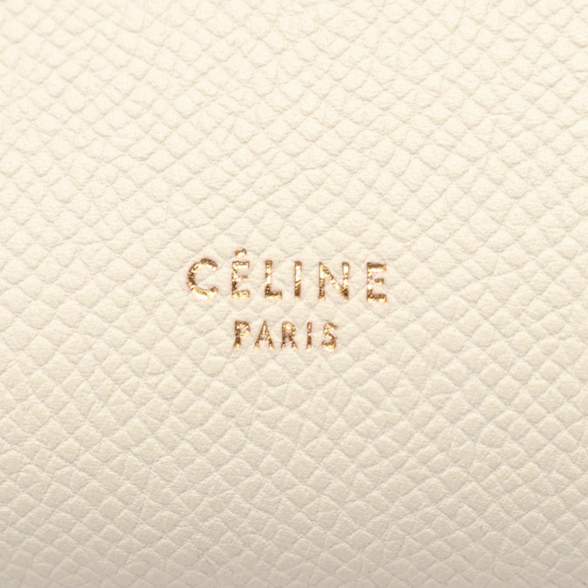 Celine White Leather Handbag (Pre-Owned)