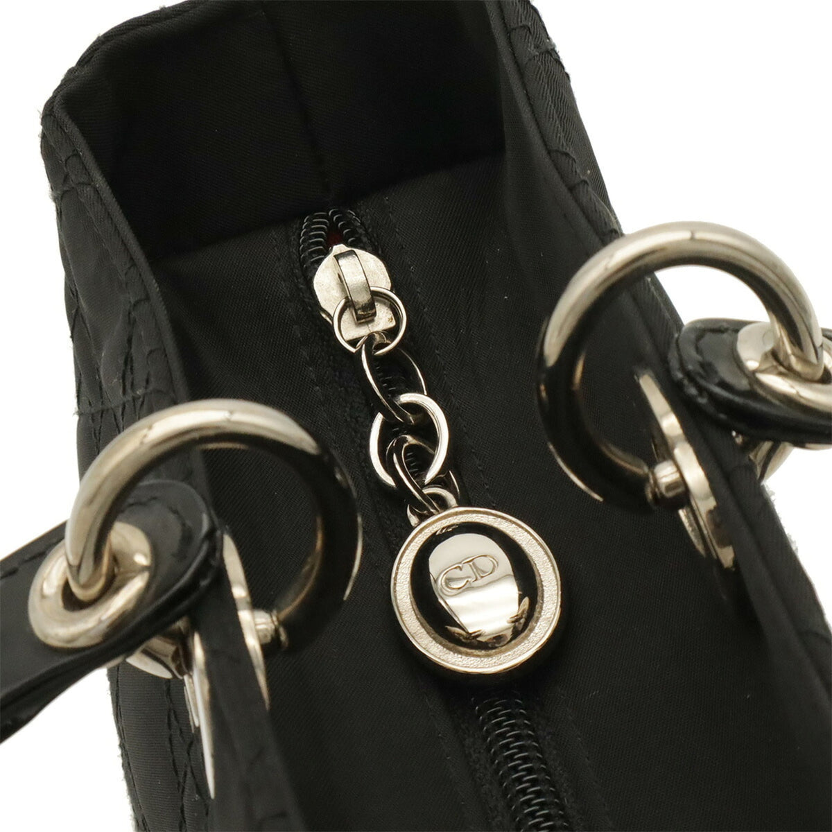 Christian Dior Black Nylon Handbag Tote Bag (Pre-Owned)