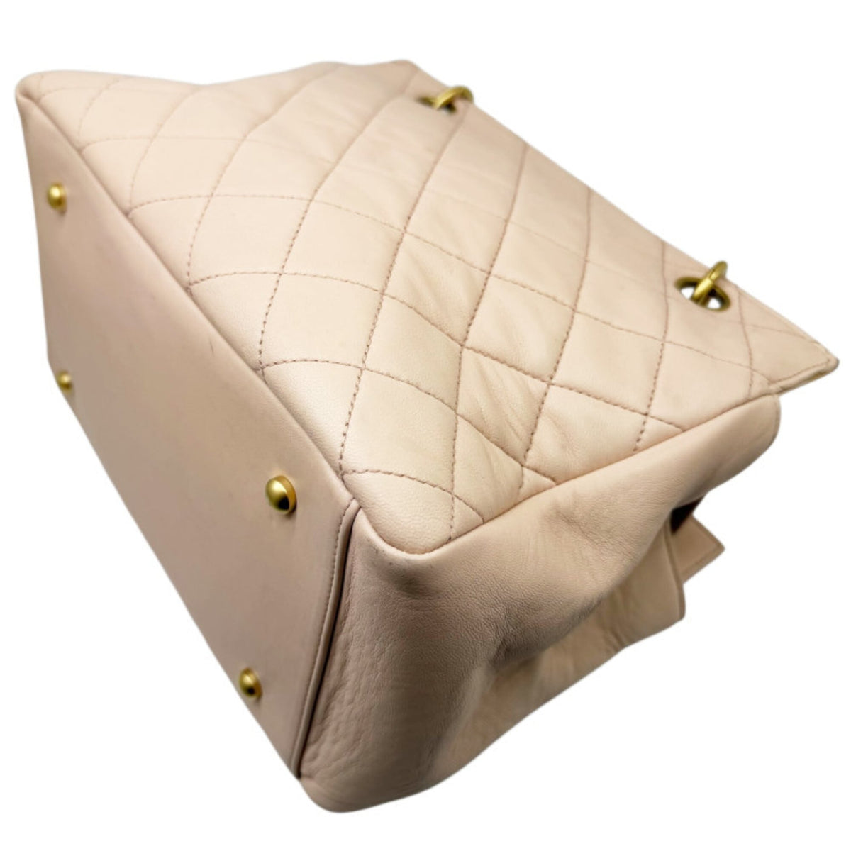 Chanel Pink Leather Tote Bag (Pre-Owned)