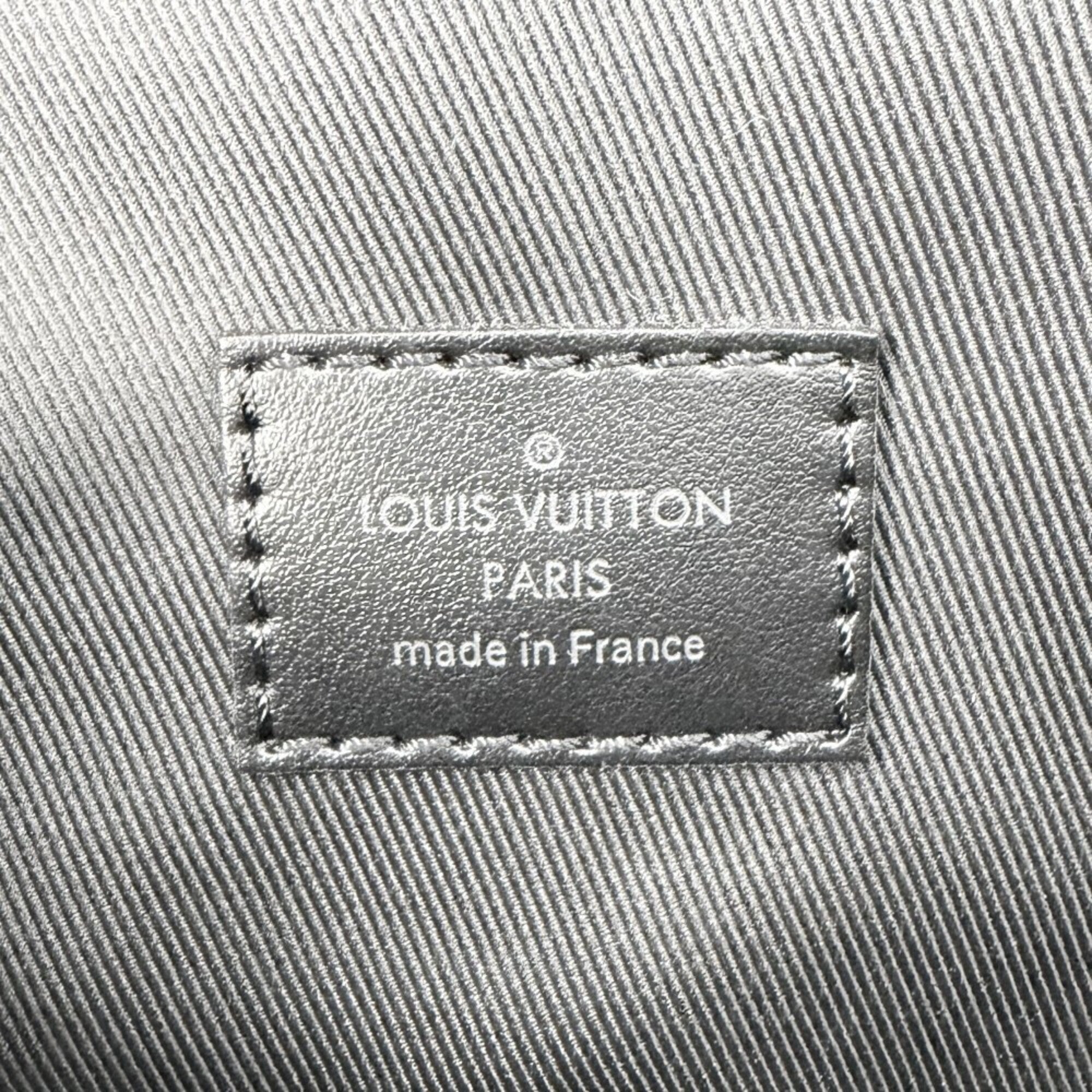 Louis Vuitton Black Leather Backpack (Pre-Owned)