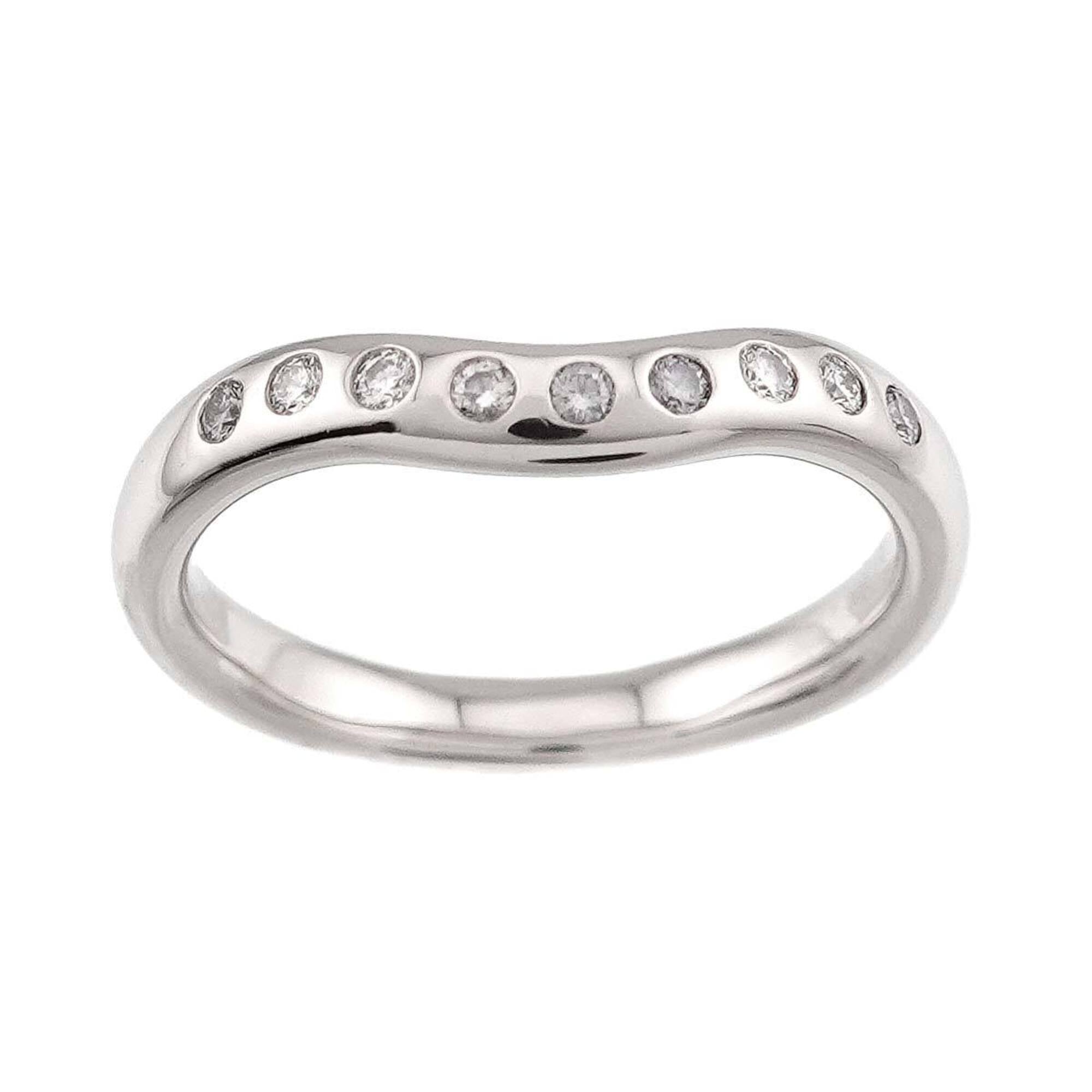 Tiffany Platinum Platinum 950 Band Ring (Pre-Owned)