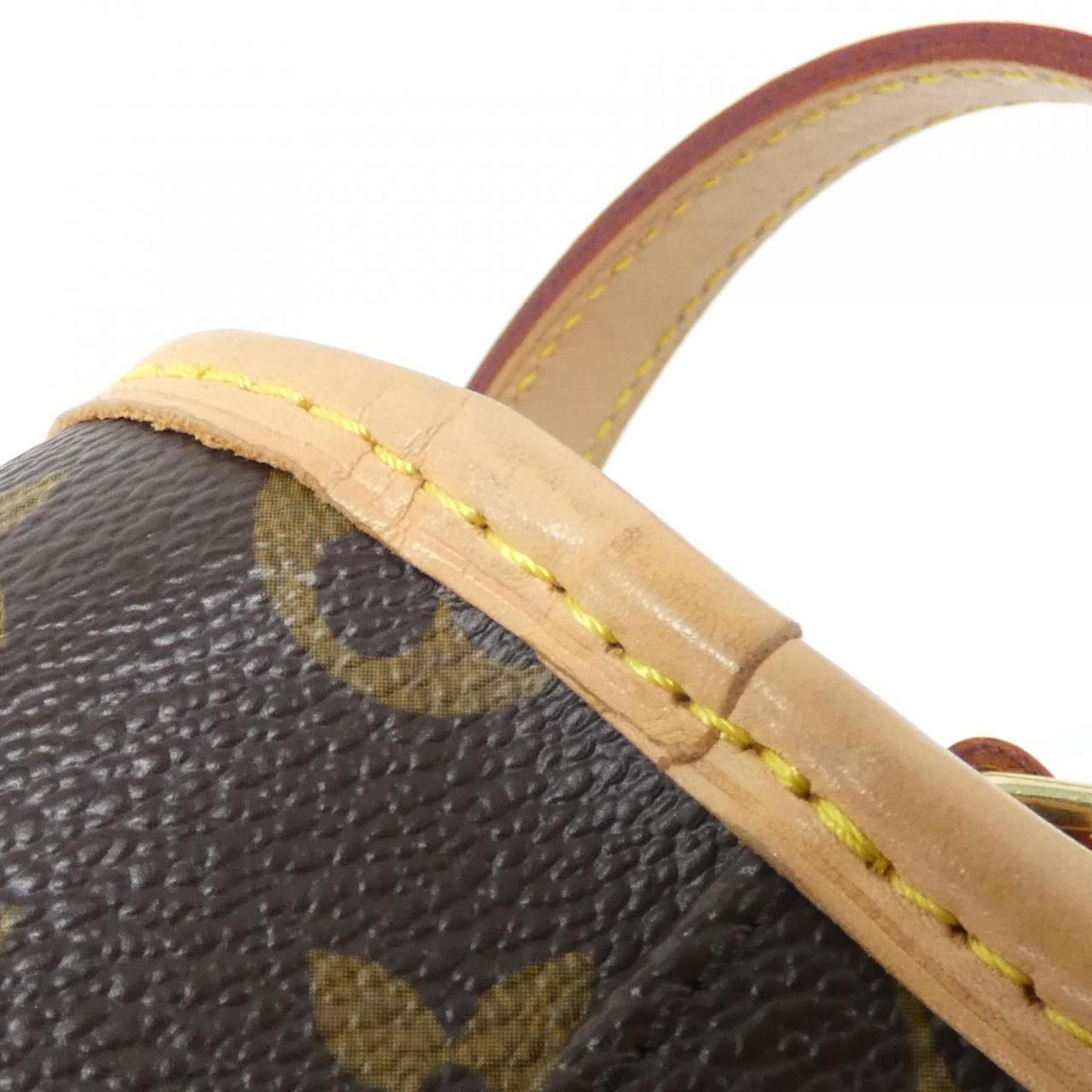 Louis Vuitton Marron Coated Canvas Shoulder Bag (Pre-Owned)