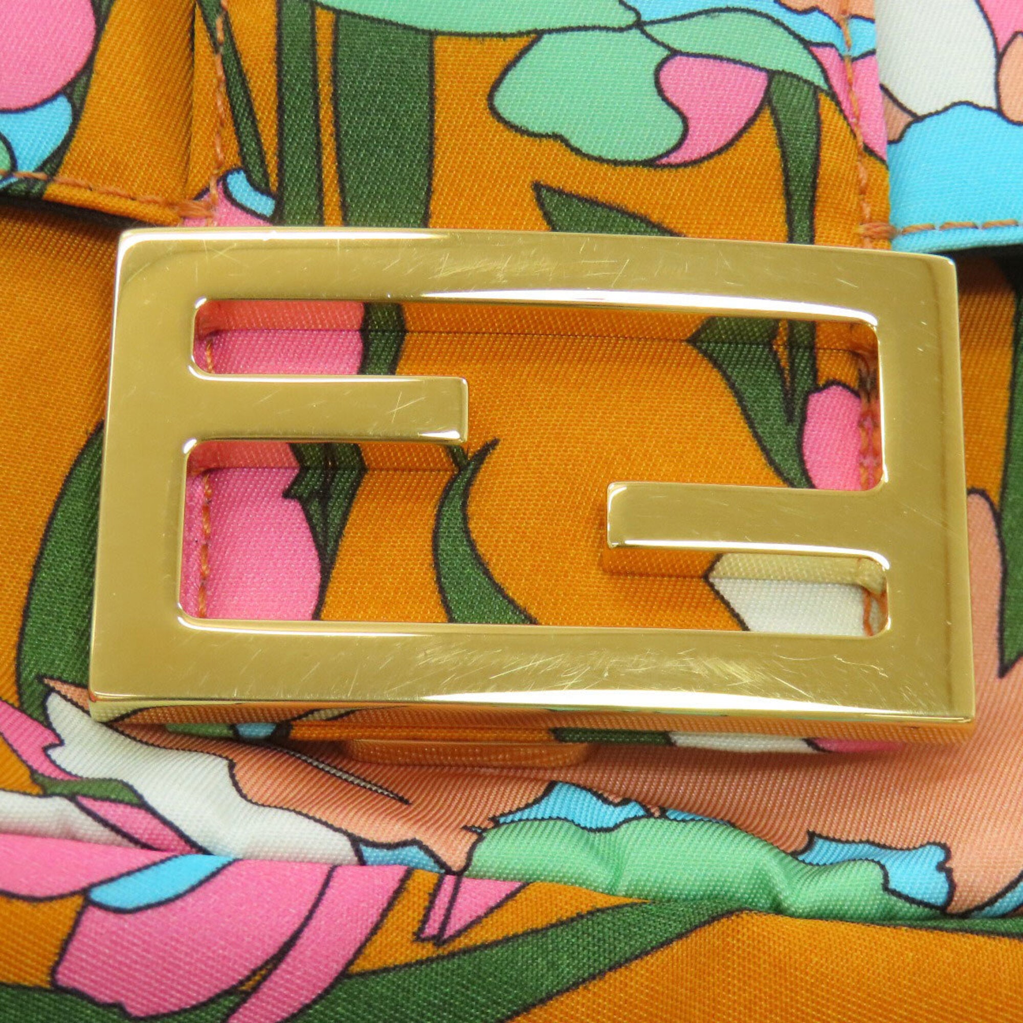 Fendi Orange Nylon Fanny Pack (Pre-Owned)