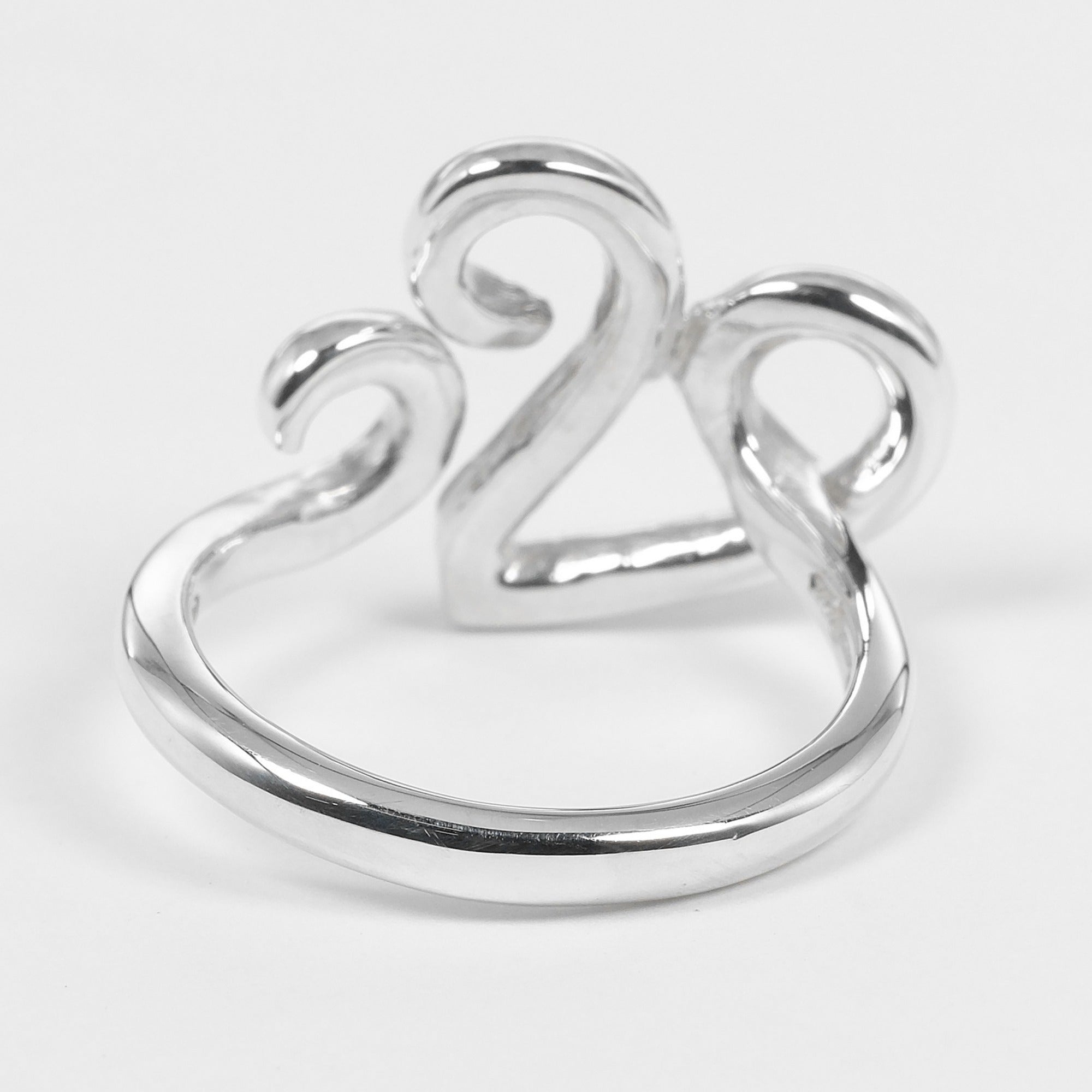 Tiffany Silver Silver 925 Band Ring (Pre-Owned)