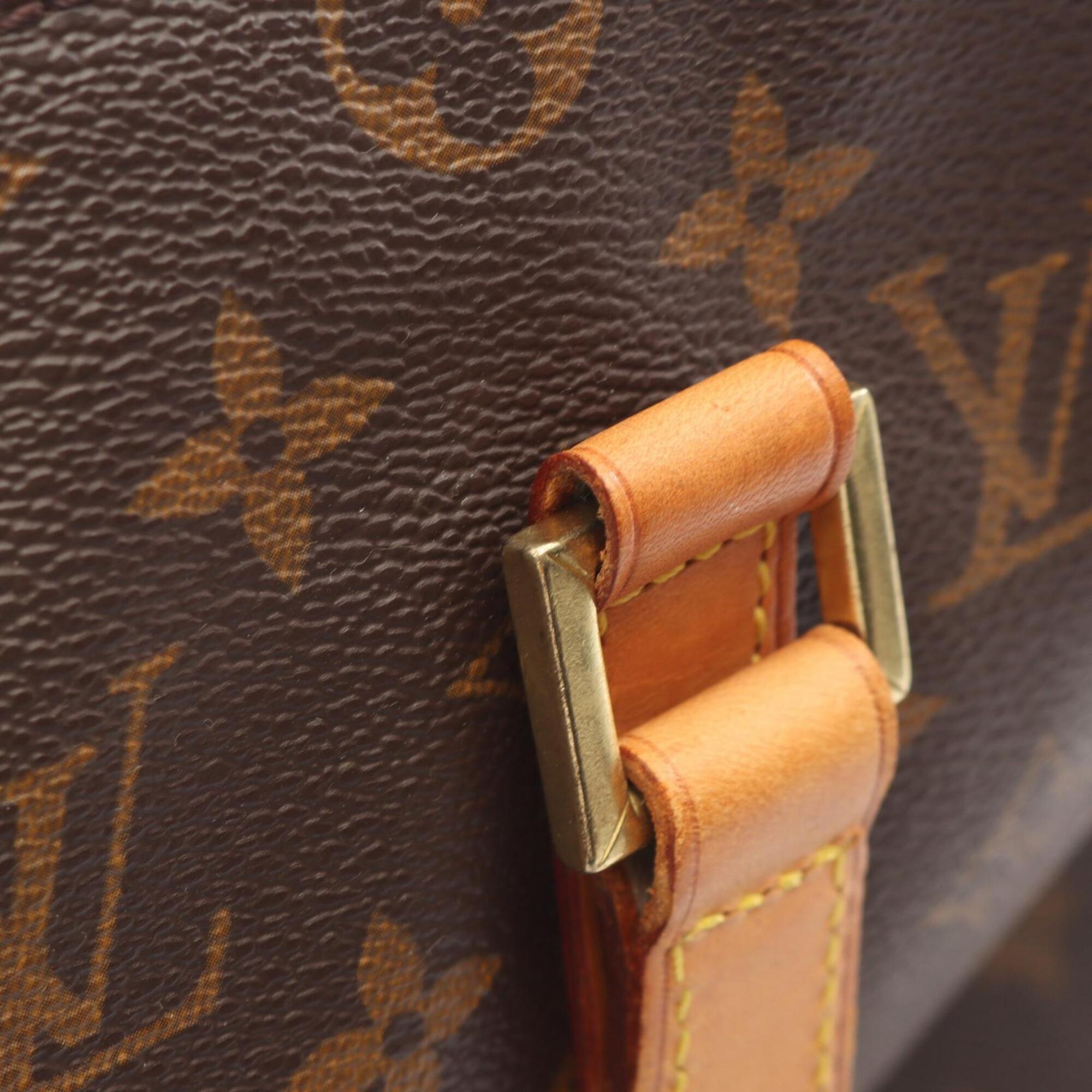 Louis Vuitton Brown Pvc Leather Handbag Tote Bag (Pre-Owned)