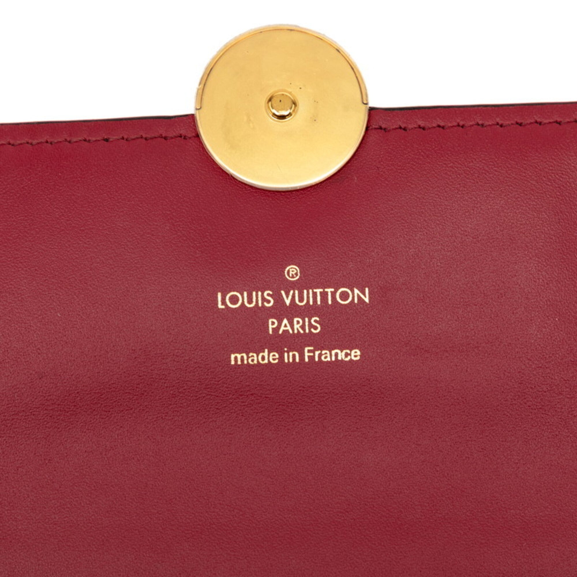 Louis Vuitton Brown Fuchsia Pvc Leather Shoulder Bag (Pre-Owned)