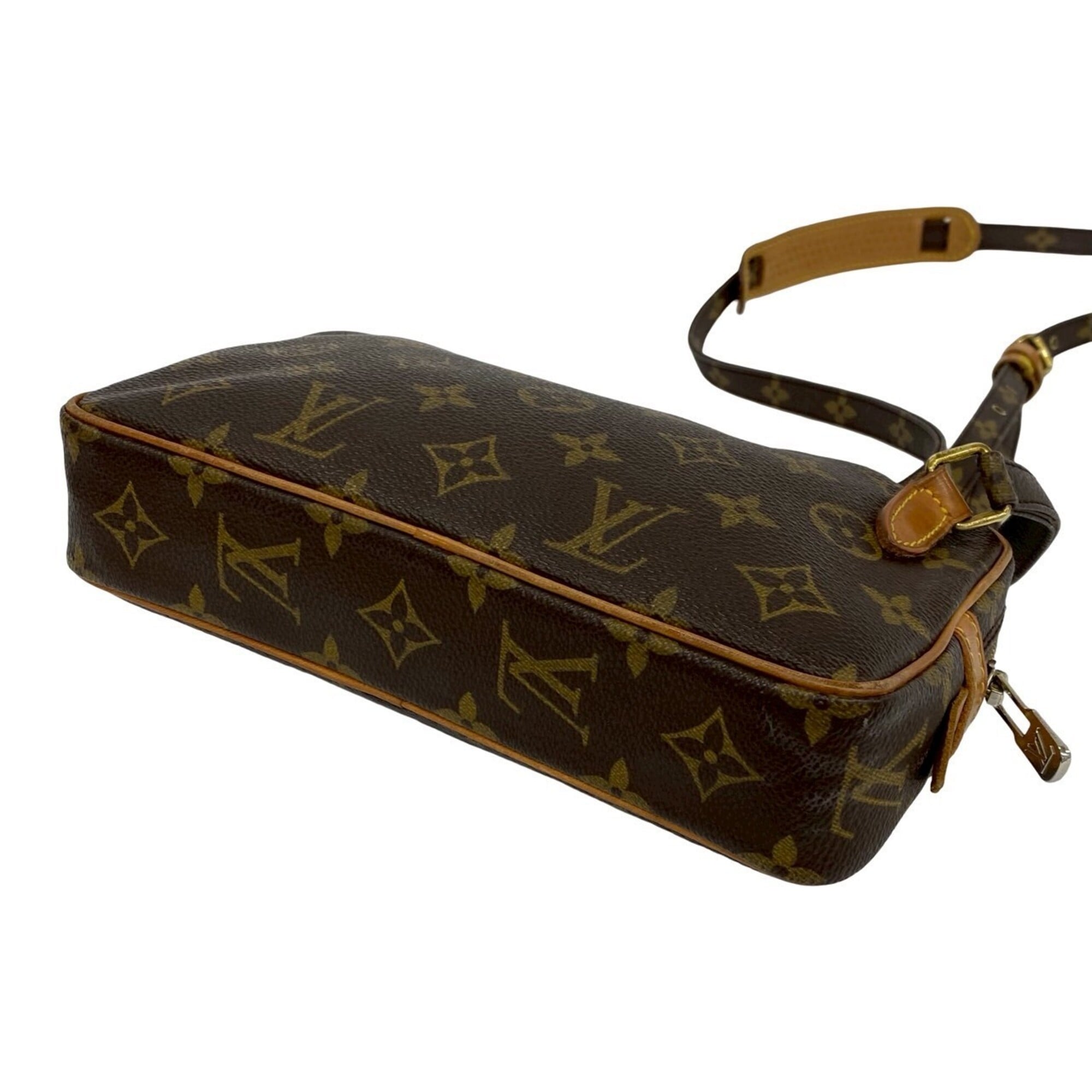 Louis Vuitton Brown Leather Pvc Shoulder Bag (Pre-Owned)