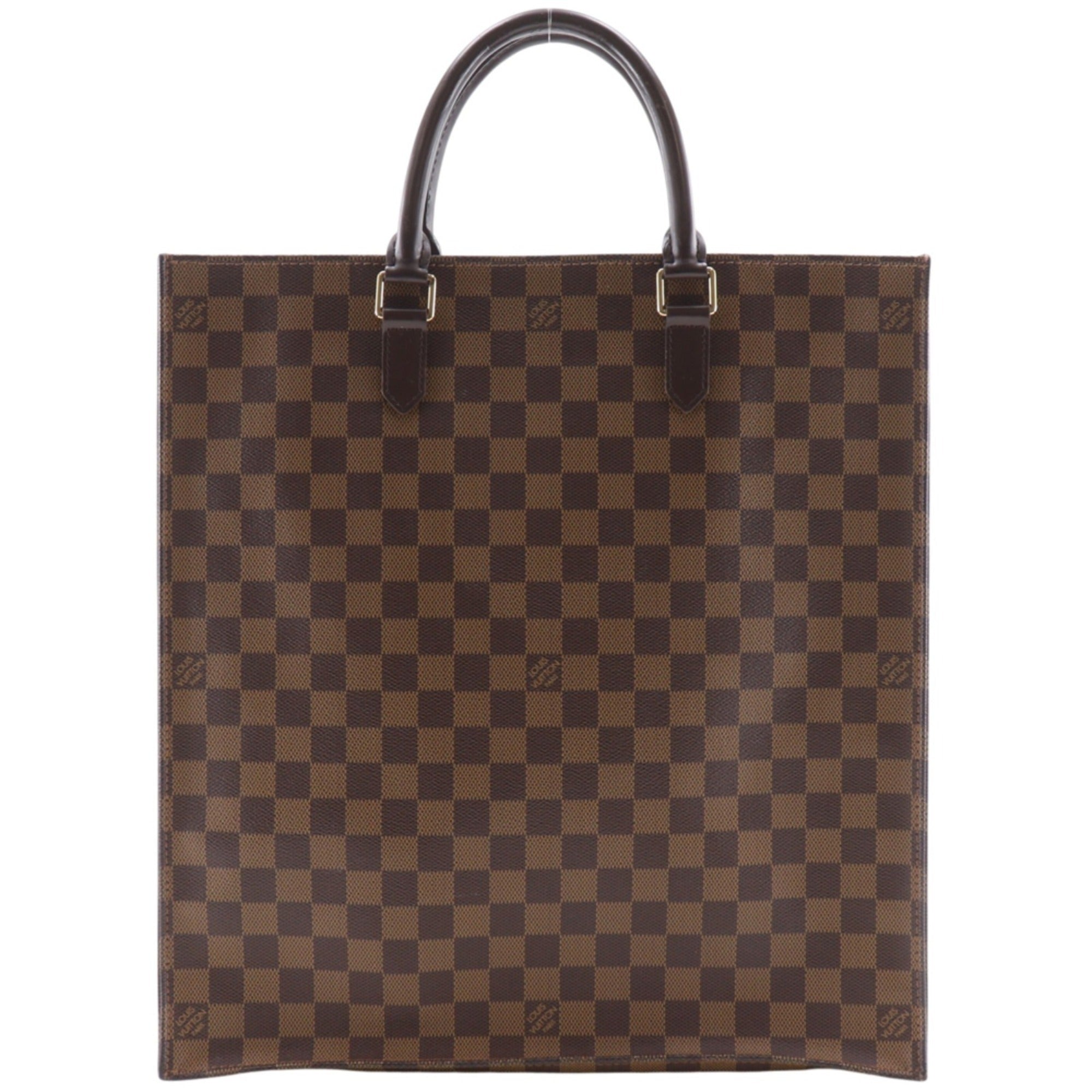 Louis Vuitton Brown Damier Canvas Handbag Tote Bag (Pre-Owned)