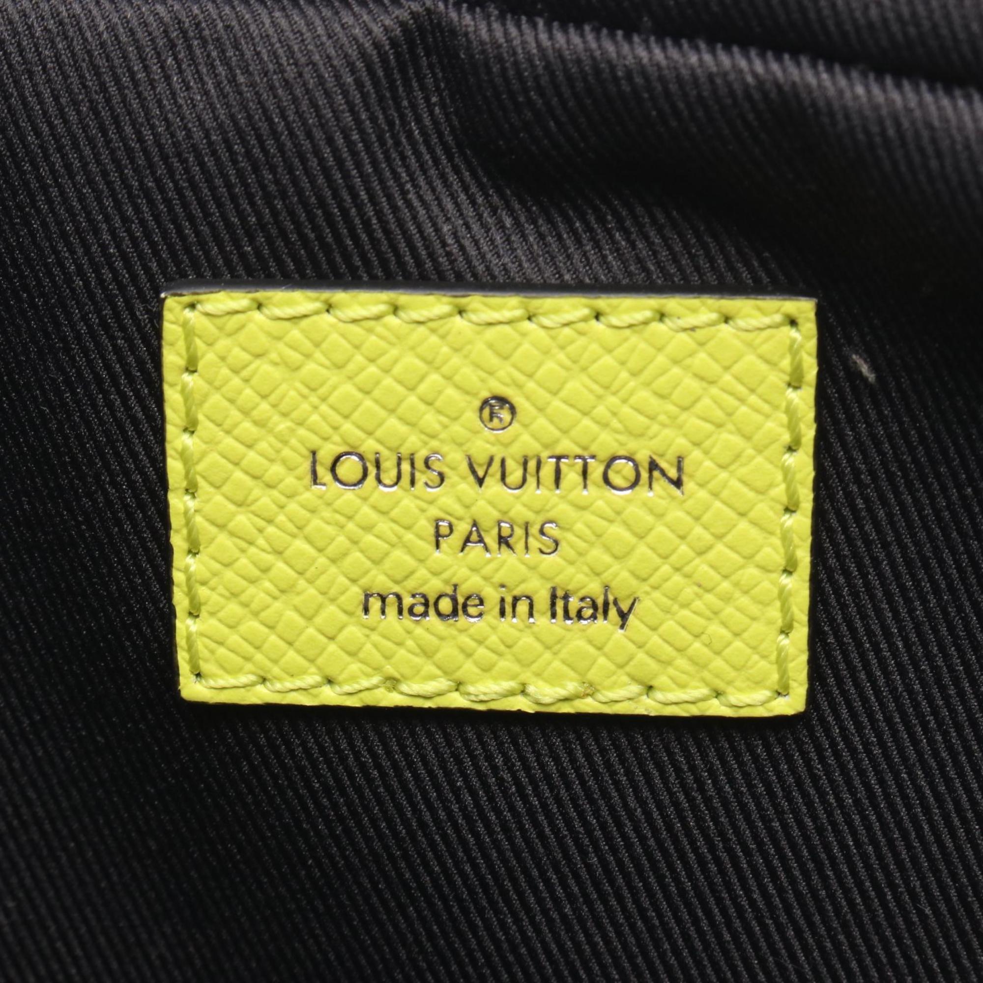Louis Vuitton Green Coated Canvas Fanny Pack (Pre-Owned)