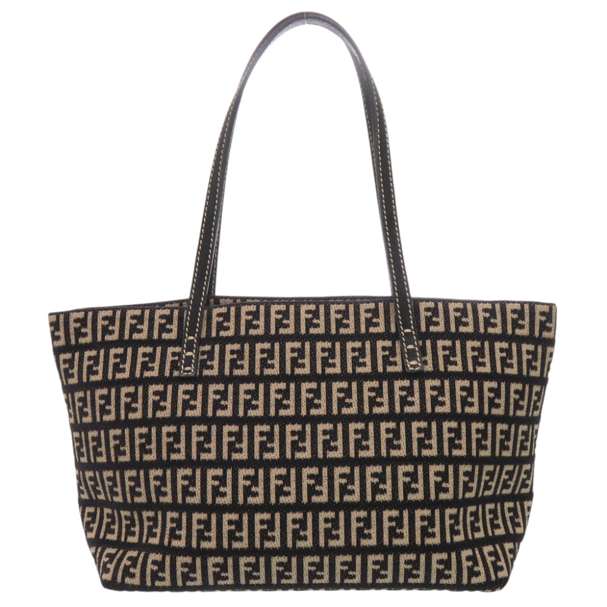Fendi Black Canvas Handbag (Pre-Owned)