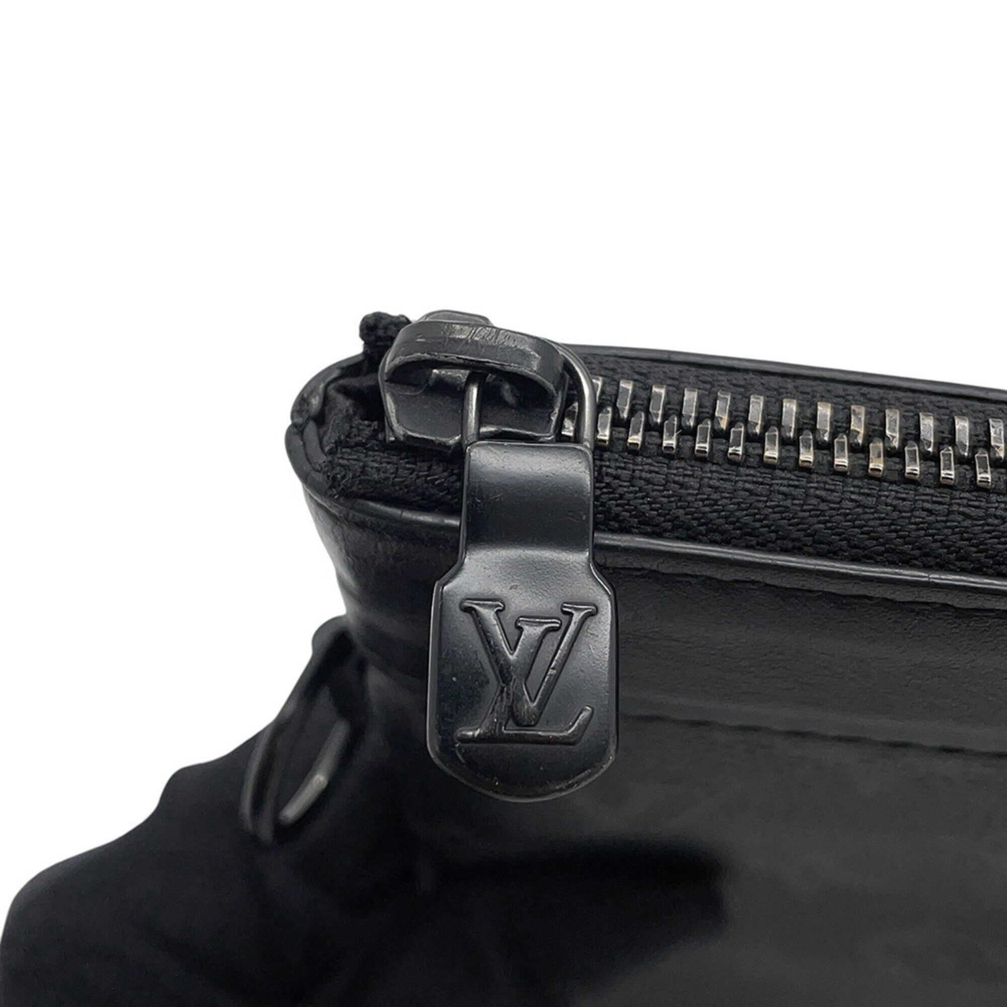 Louis Vuitton Black Monogram Eclipse Noir Monogram Eclipse Clutch Bag Handbag Pochette (Pre-Owned)
