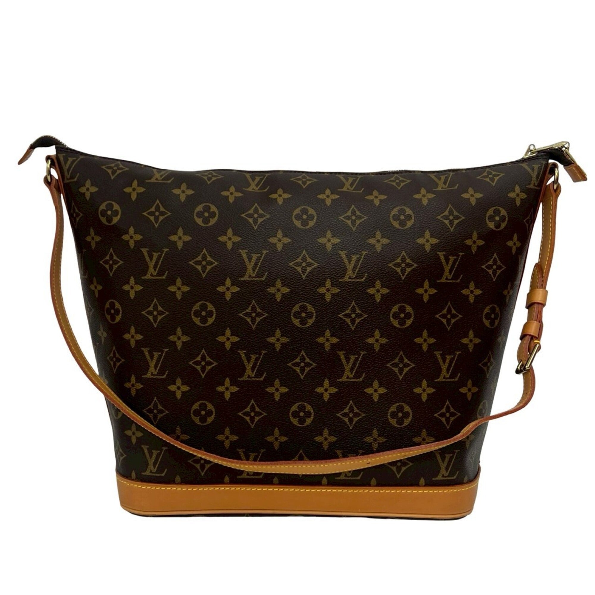 Louis Vuitton Brown Leather Shoulder Bag (Pre-Owned)
