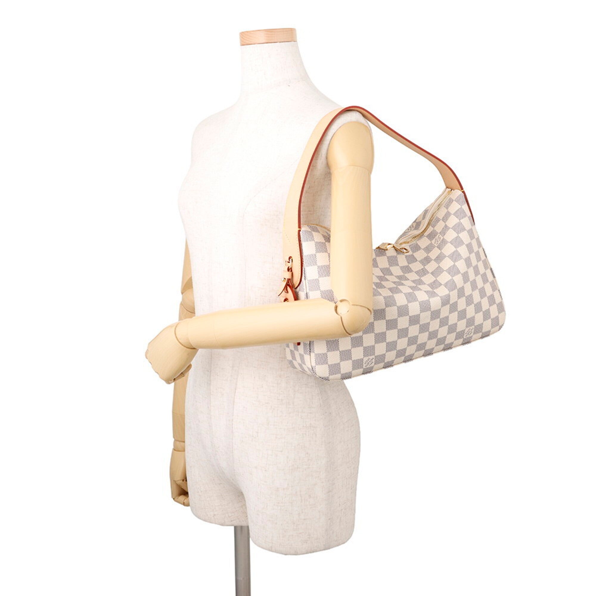 Louis Vuitton Damier Azur Beige Damier Azur Handbag Shoulder Bag (Pre-Owned)