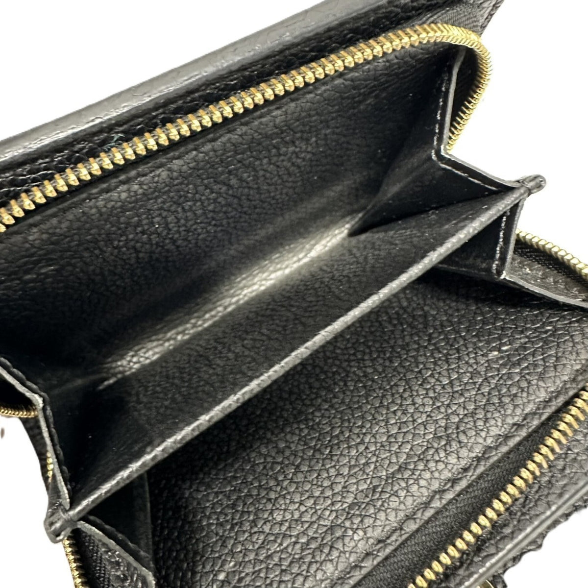 Louis Vuitton Monogram Empreinte Black Noir Monogram Empreinte Coin Purse/Coin Case (Pre-Owned)