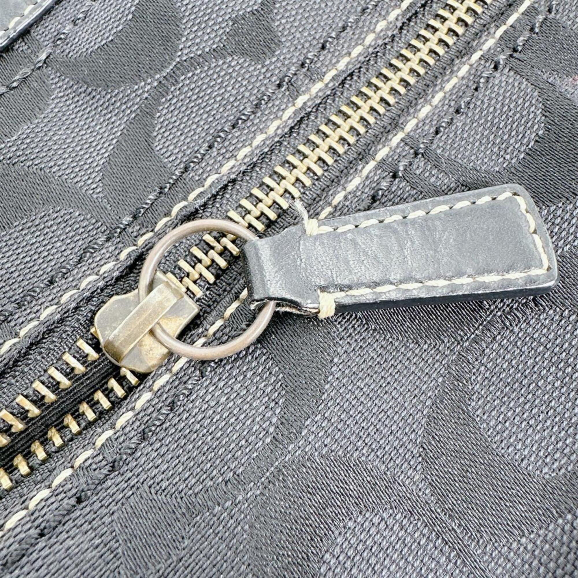 Coach Black Canvas Shoulder Bag (Pre-Owned)