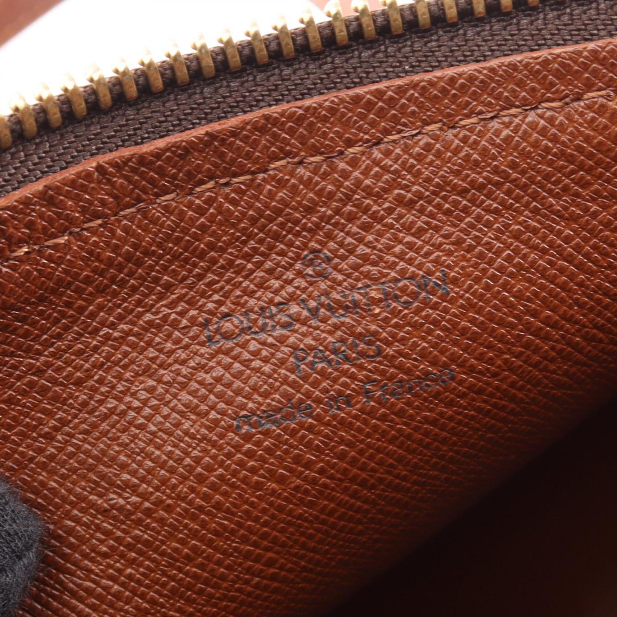 Louis Vuitton Brown Monogram Coated Canvas Leather Handbag (Pre-Owned)