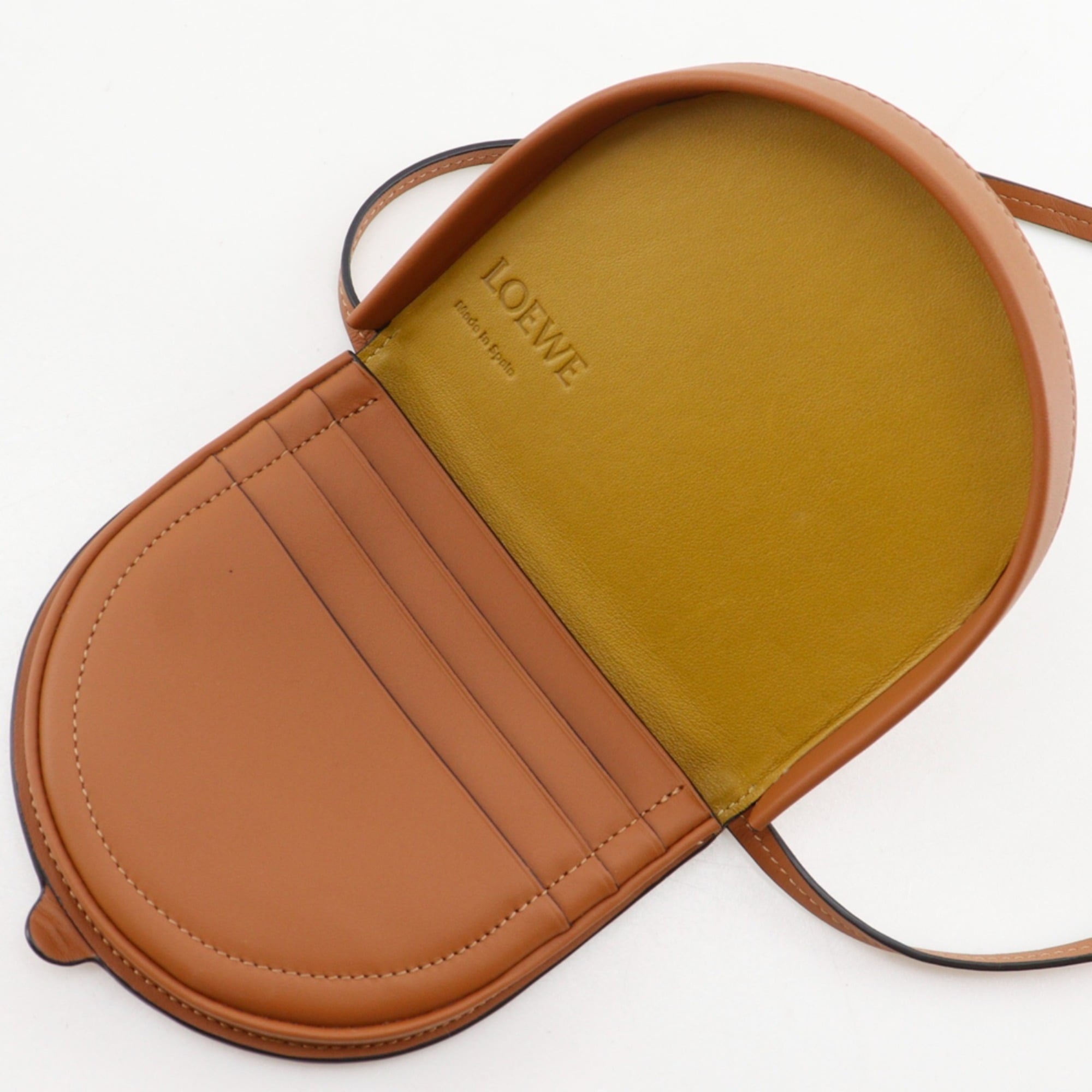 Loewe Brown Leather Pochette Pouch Shoulder Bag (Pre-Owned)