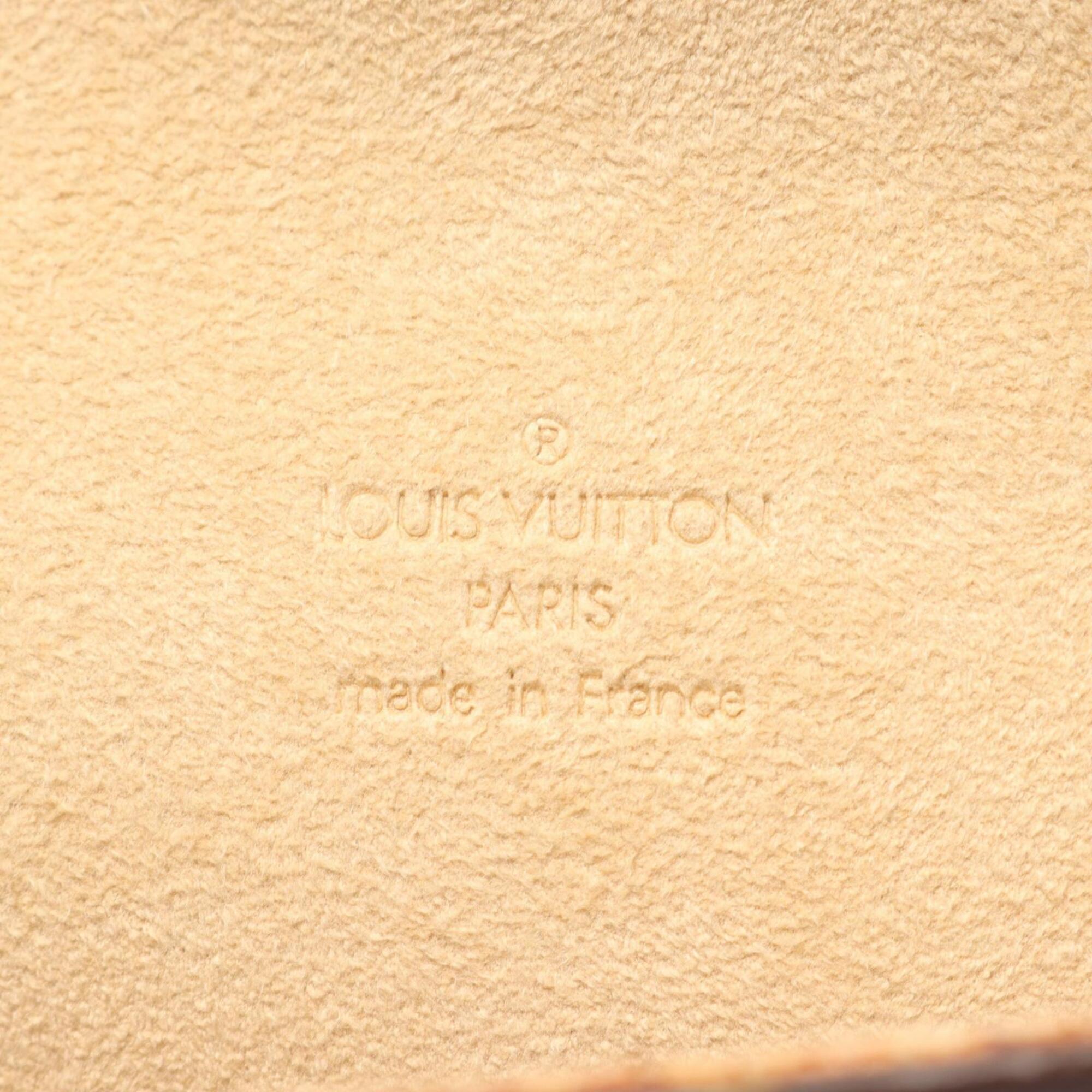Louis Vuitton Brown Coated Canvas Pvc Monogram Leather Fanny Pack Handbag Sling Bag (Pre-Owned)