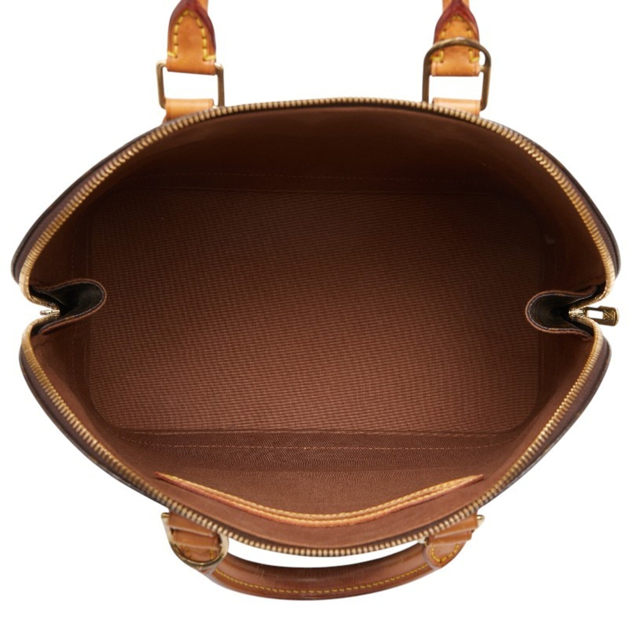 Louis Vuitton Brown Pvc Leather Handbag (Pre-Owned)