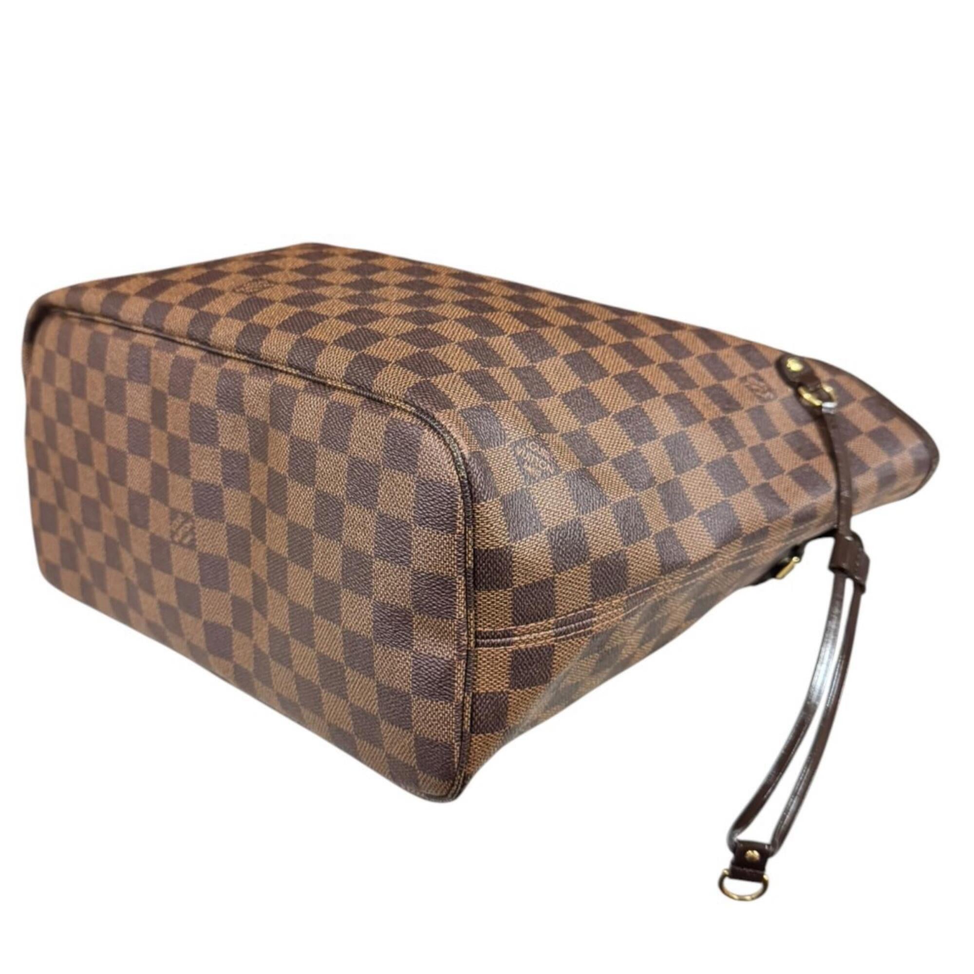 Louis Vuitton Damier Brown Damier Canvas Tote Bag (Pre-Owned)