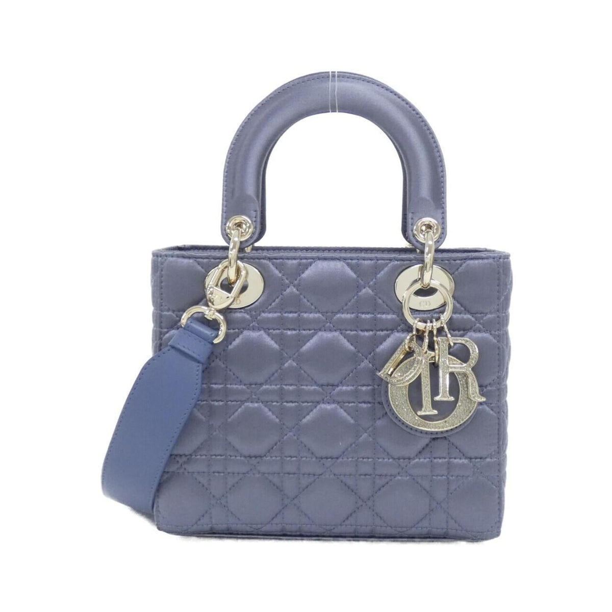 Christian Dior Blue Satin Handbag (Pre-Owned)