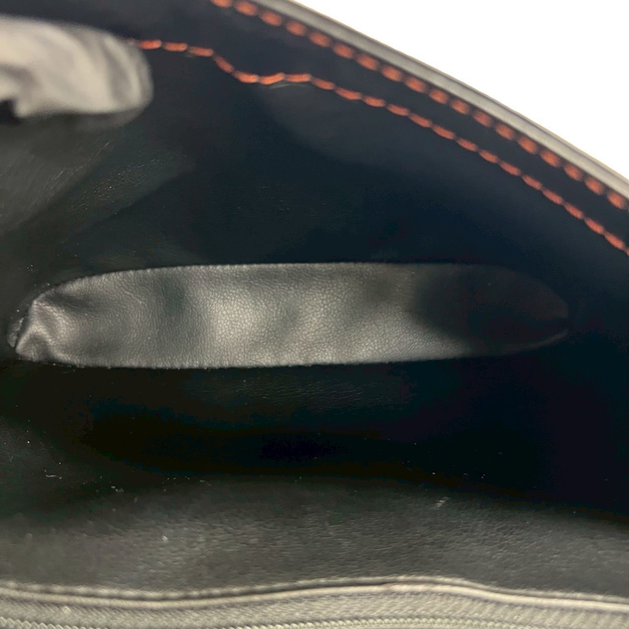 Yves Saint Laurent Black Brown Leather Shoulder Bag (Pre-Owned)