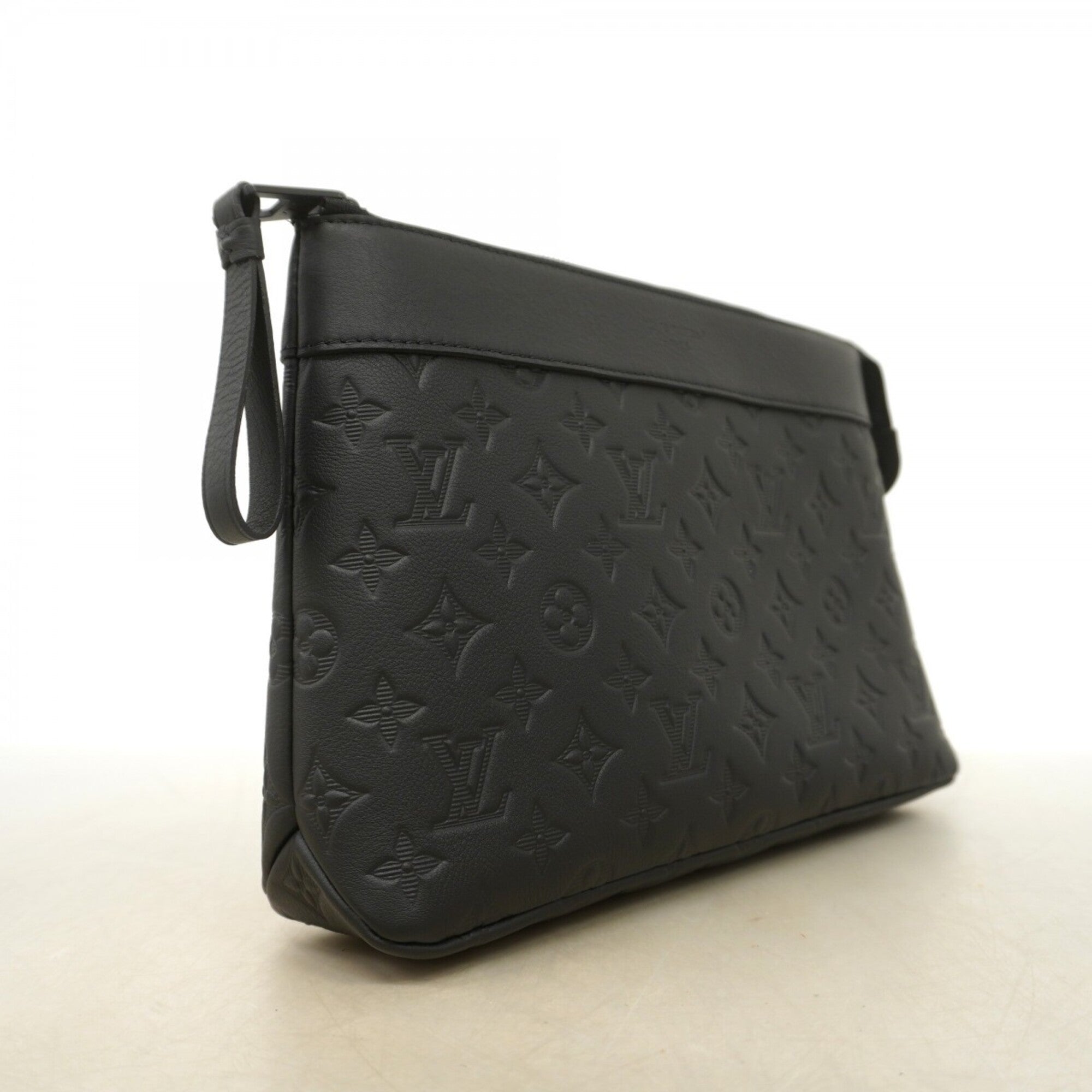 Louis Vuitton Black Clutch Bag (Pre-Owned)