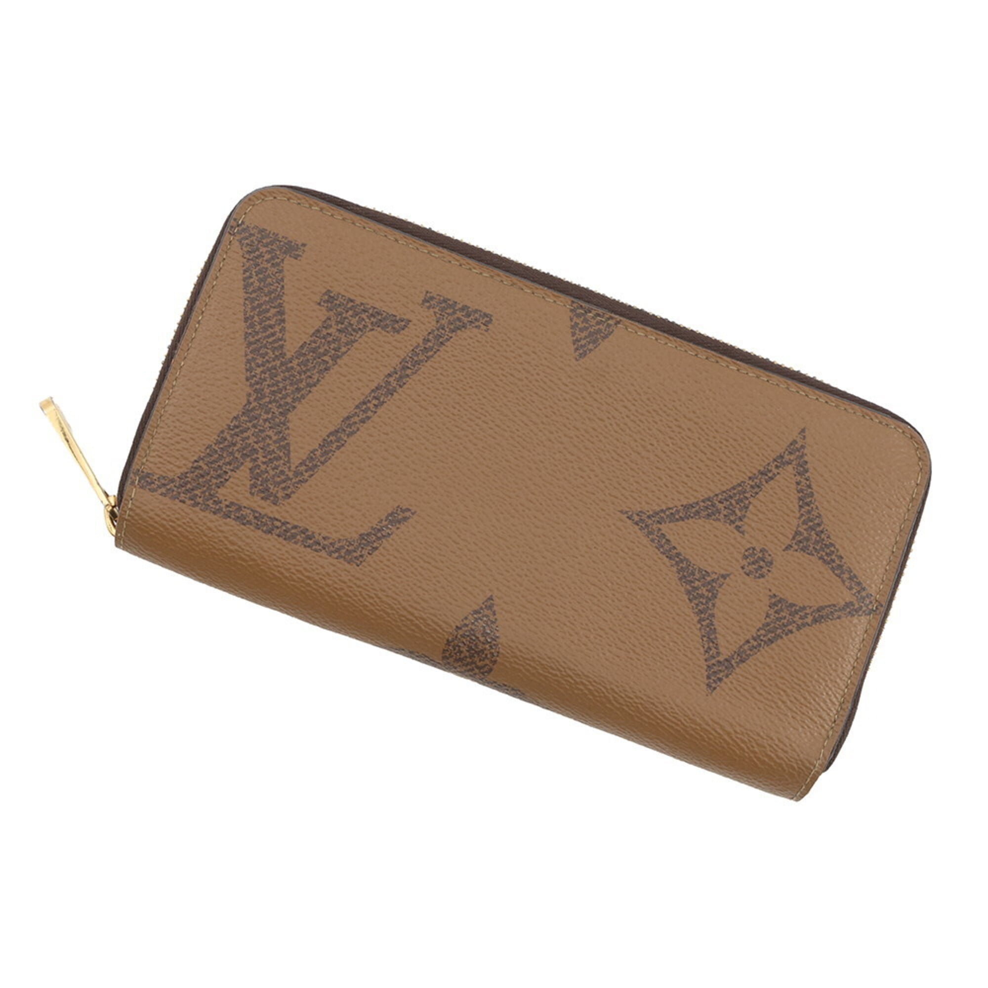 Louis Vuitton Brown Monogram Reverse Long Wallet (Bi-Fold) (Pre-Owned)