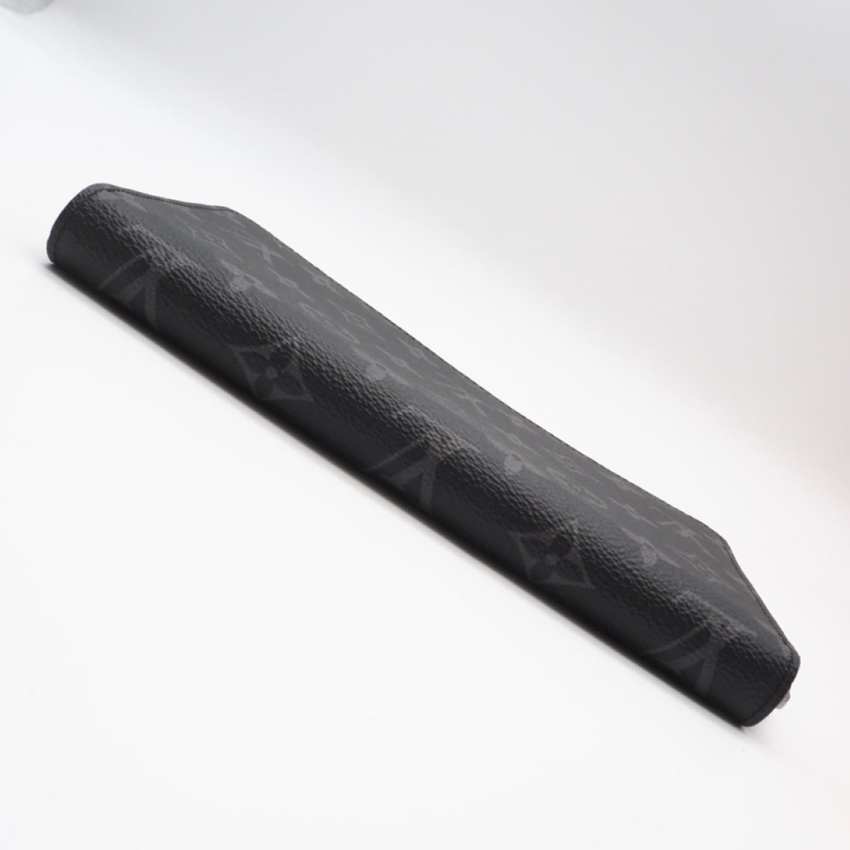Louis Vuitton Black Gray Coated Canvas Long Wallet (Bi-Fold) (Pre-Owned)
