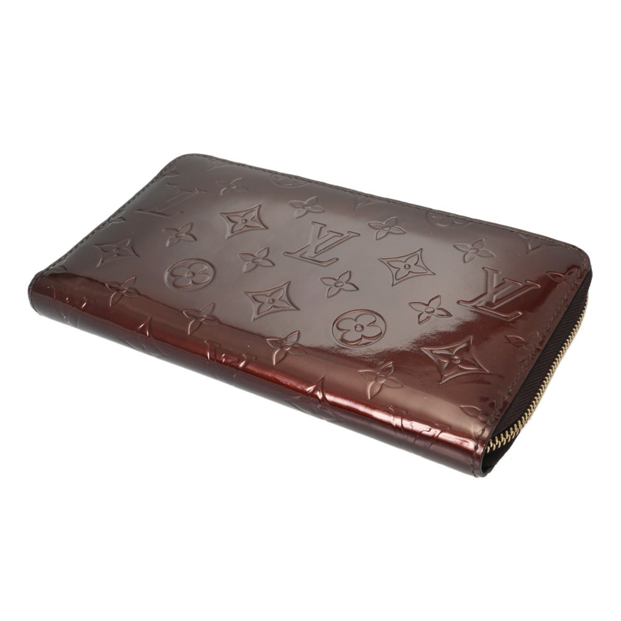 Louis Vuitton Monogram Vernis Amarante Monogram Vernis Long Wallet (Bi-Fold) (Pre-Owned)