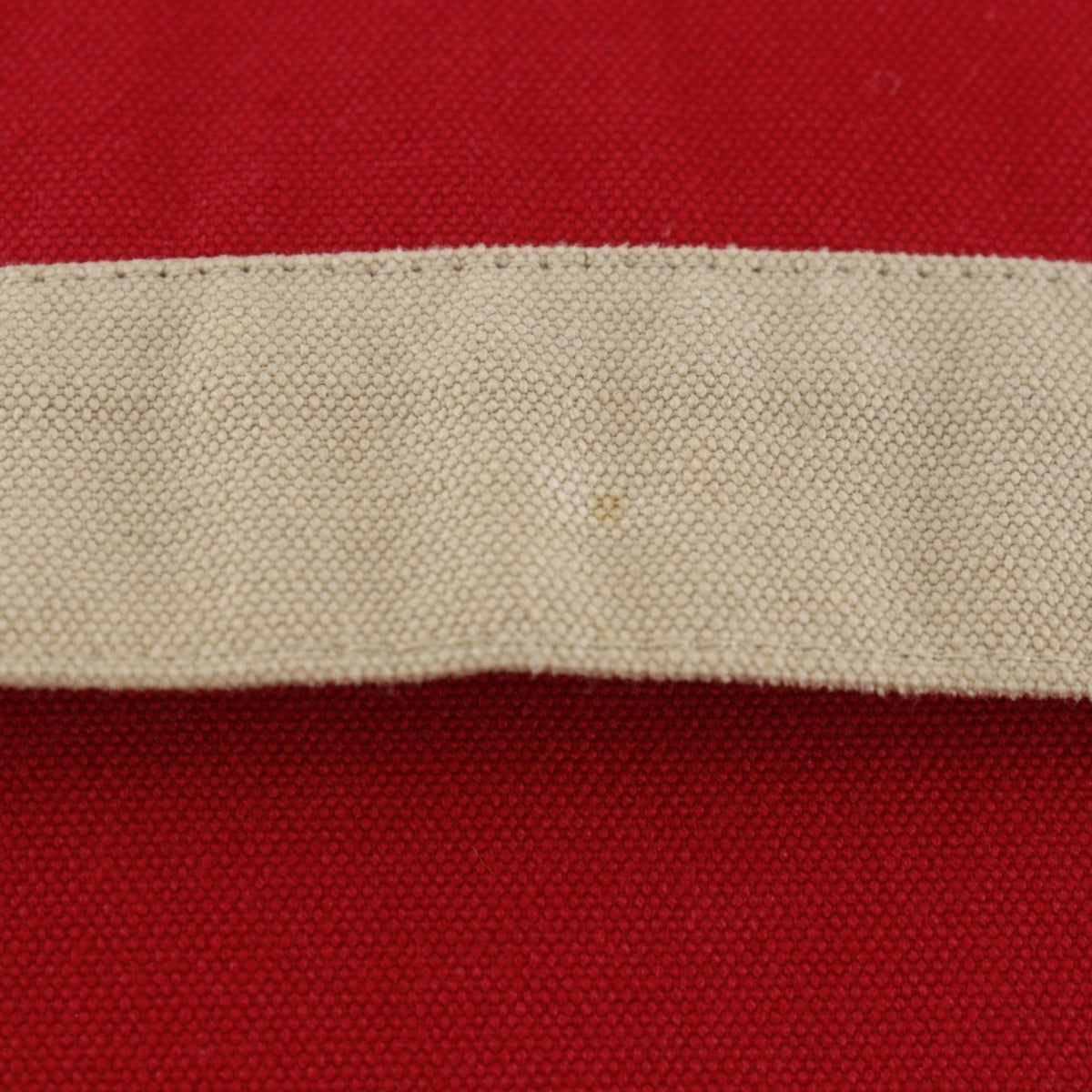 Hermes Red Color Cotton Clutch Bag (Pre-Owned)