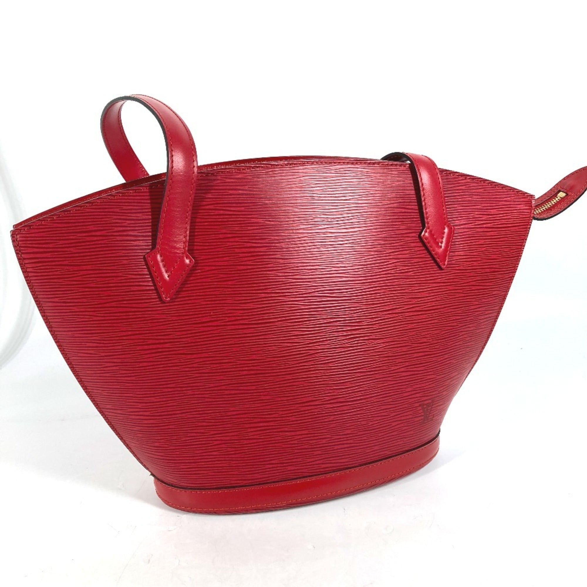 Louis Vuitton Castilian Red Red Color Epi Leather Shoulder Bag Tote Bag (Pre-Owned)