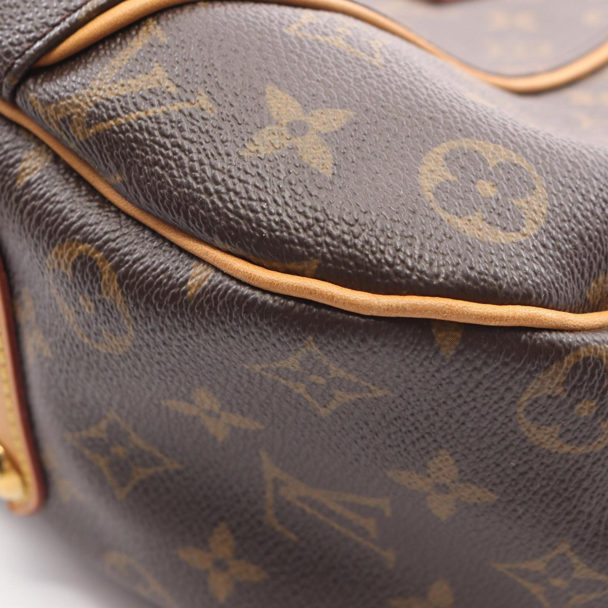 Louis Vuitton Brown Monogram Pvc Coated Canvas Leather Handbag Shoulder Bag (Pre-Owned)
