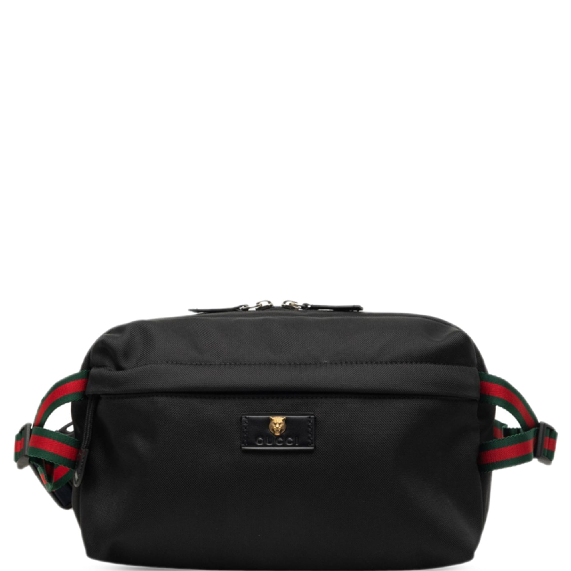 Gucci Black Canvas Fanny Pack (Pre-Owned)
