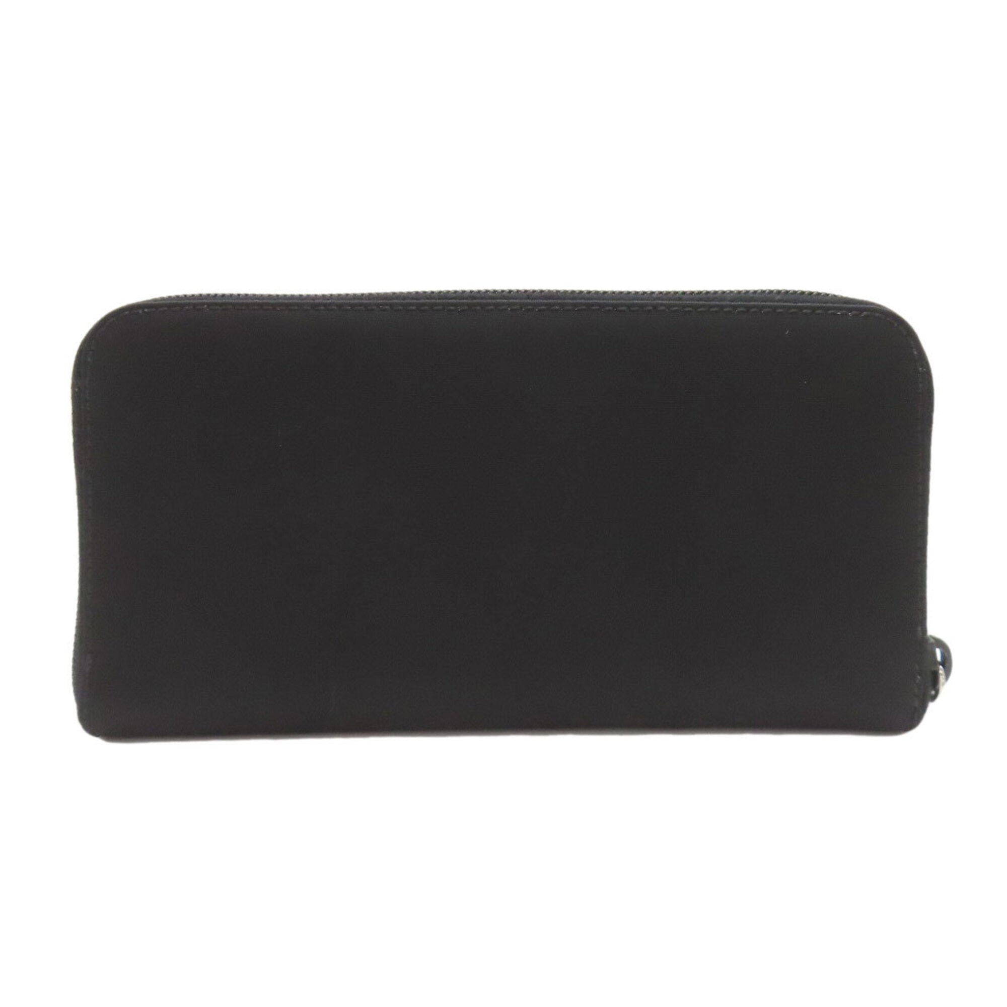 Prada Black Nylon Long Wallet (Bi-Fold) (Pre-Owned)
